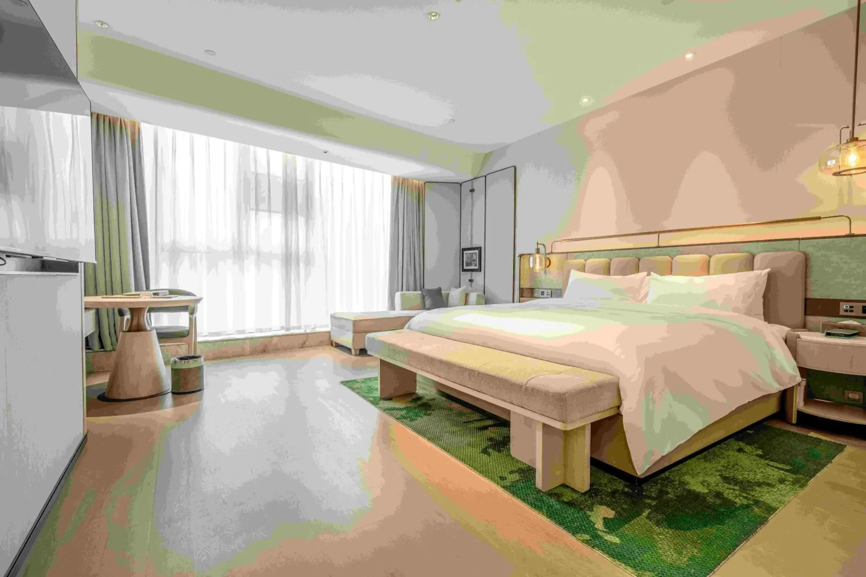 Deluxe King Room - single occupancy in Wyndham Garden Huai'an New City Deluxe King Room - single occupancy in Wyndham Garden Huai'an New City