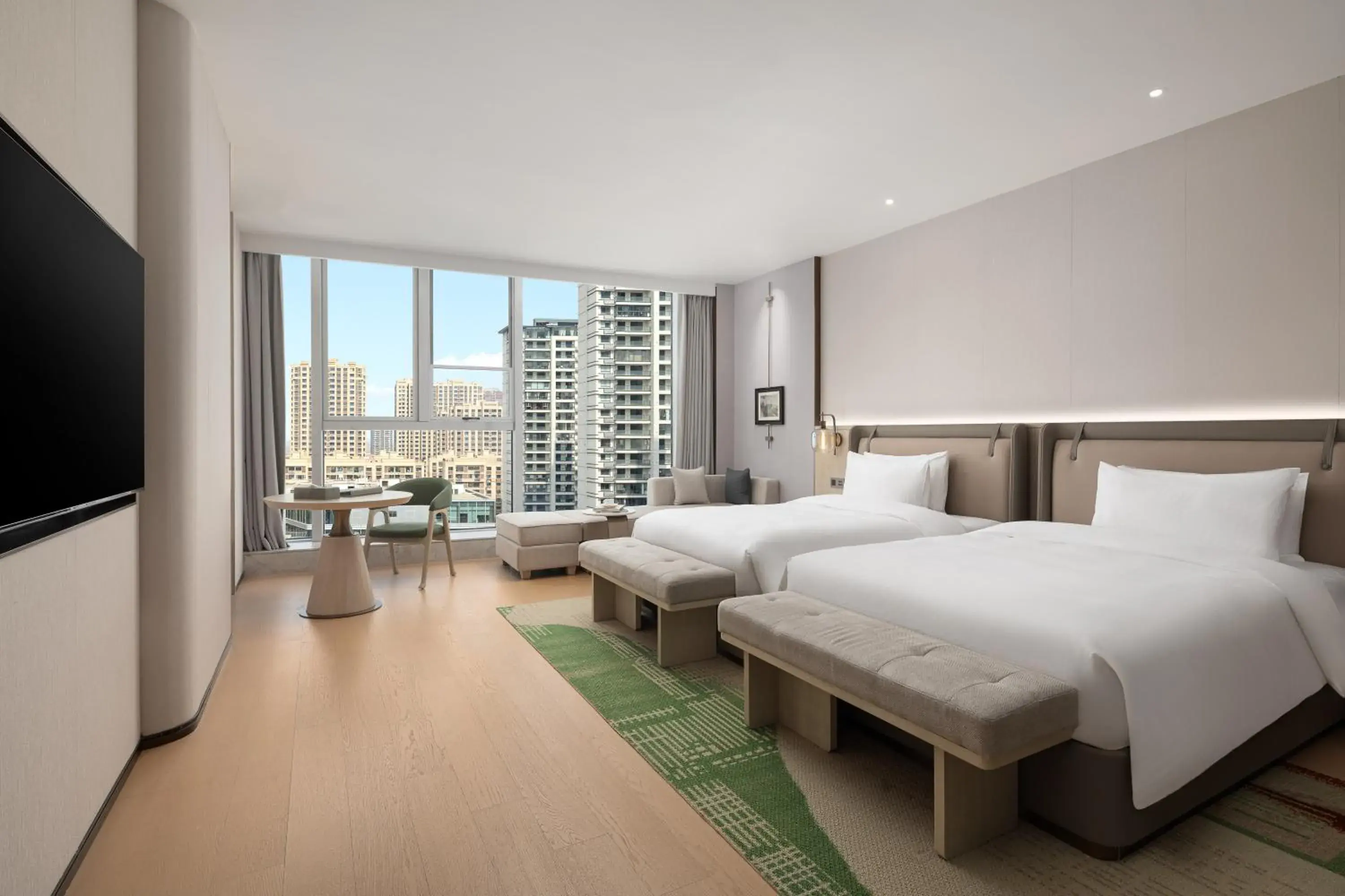 Deluxe Twin Room - single occupancy in Wyndham Garden Huai'an New City Deluxe Twin Room - single occupancy in Wyndham Garden Huai'an New City