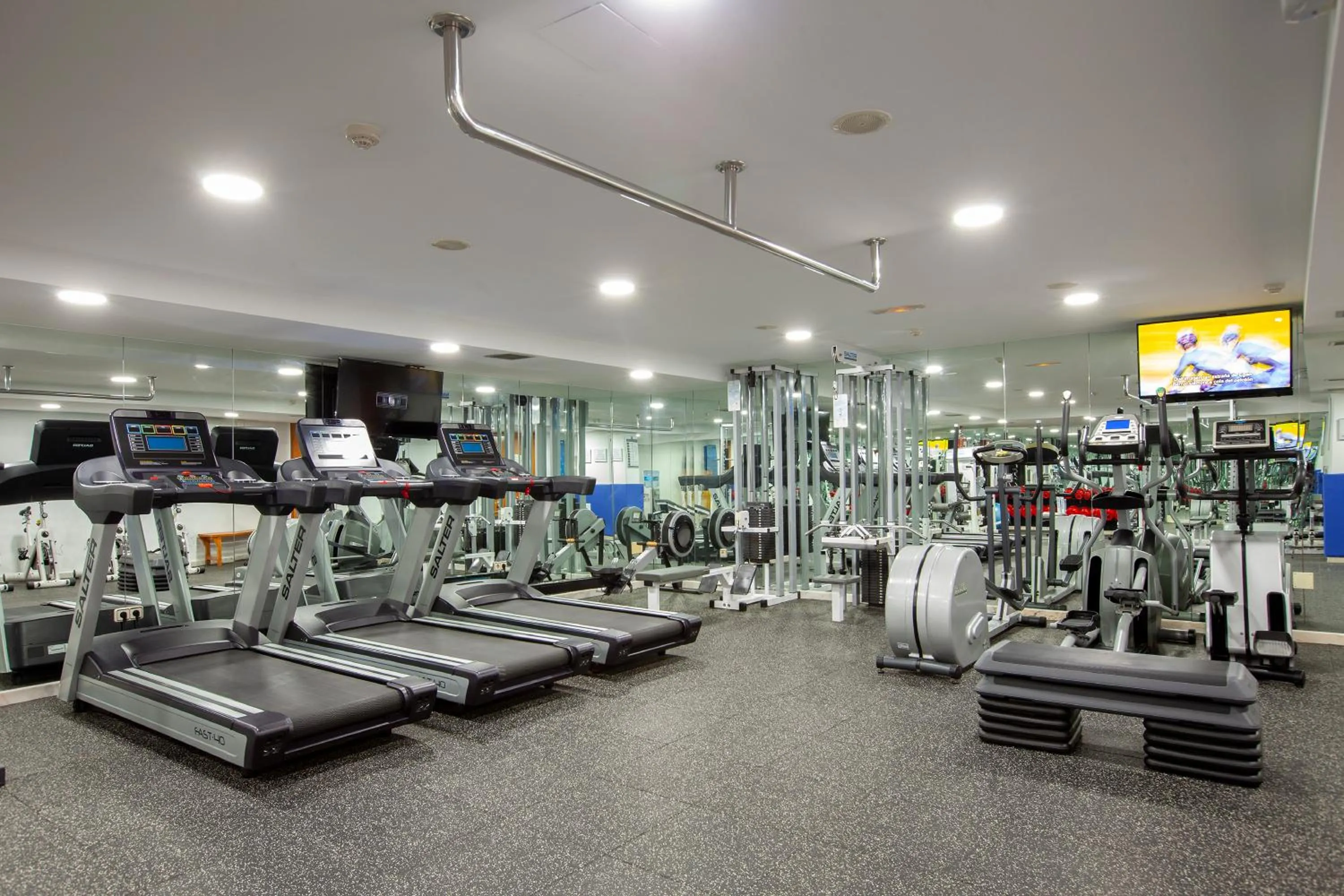 Fitness centre/facilities in Hotel Carlos I Silgar