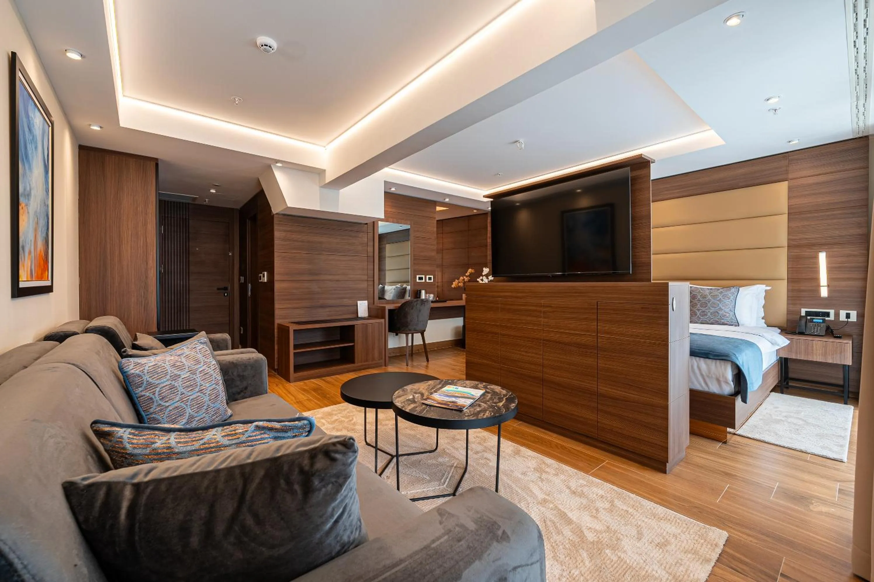 TV and multimedia, Bed in Hotel De‘Andros Virpazar