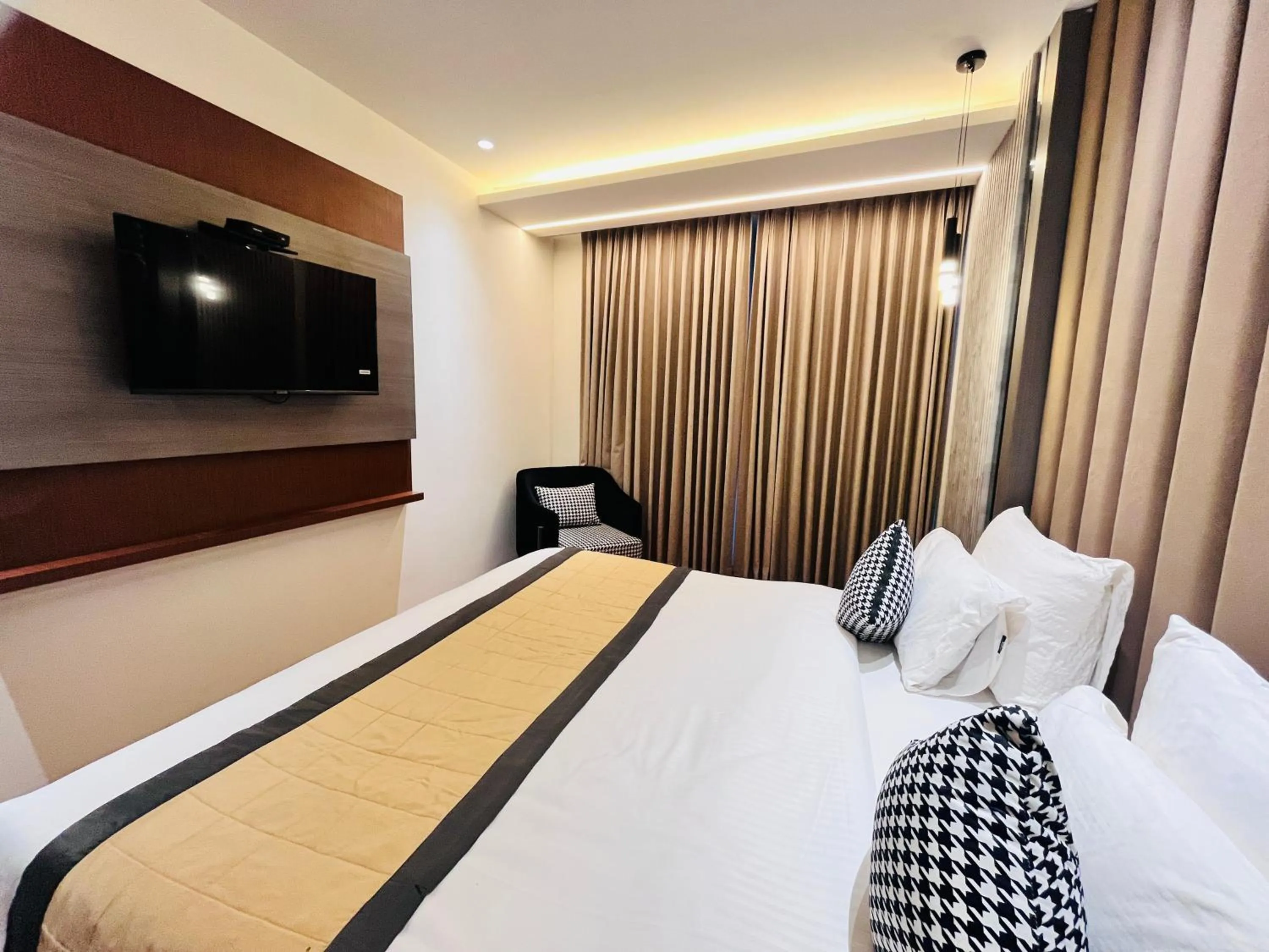 Bed in Western Blu INN