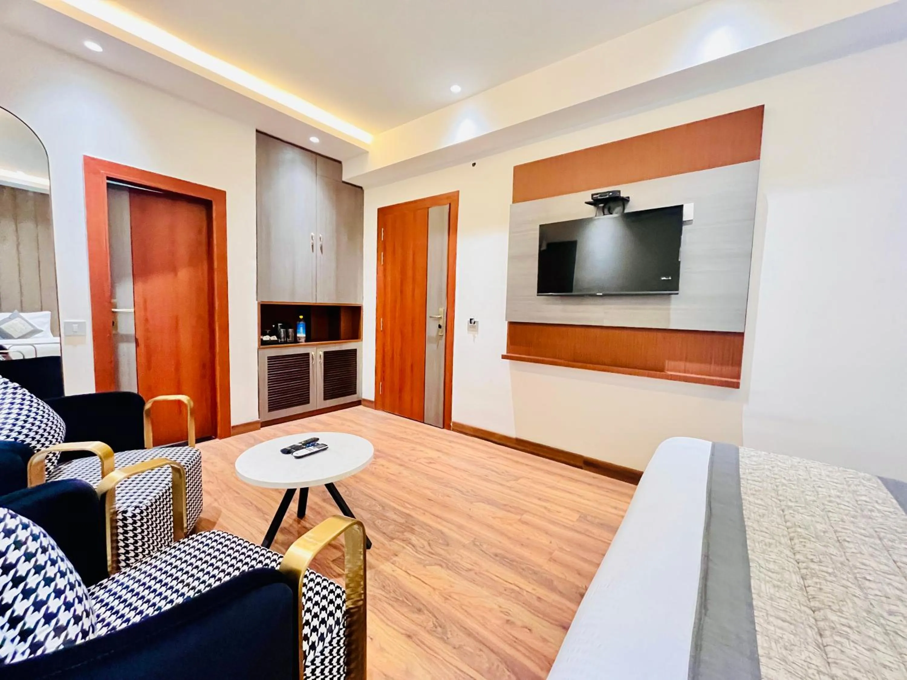 Bed in Western Blu INN