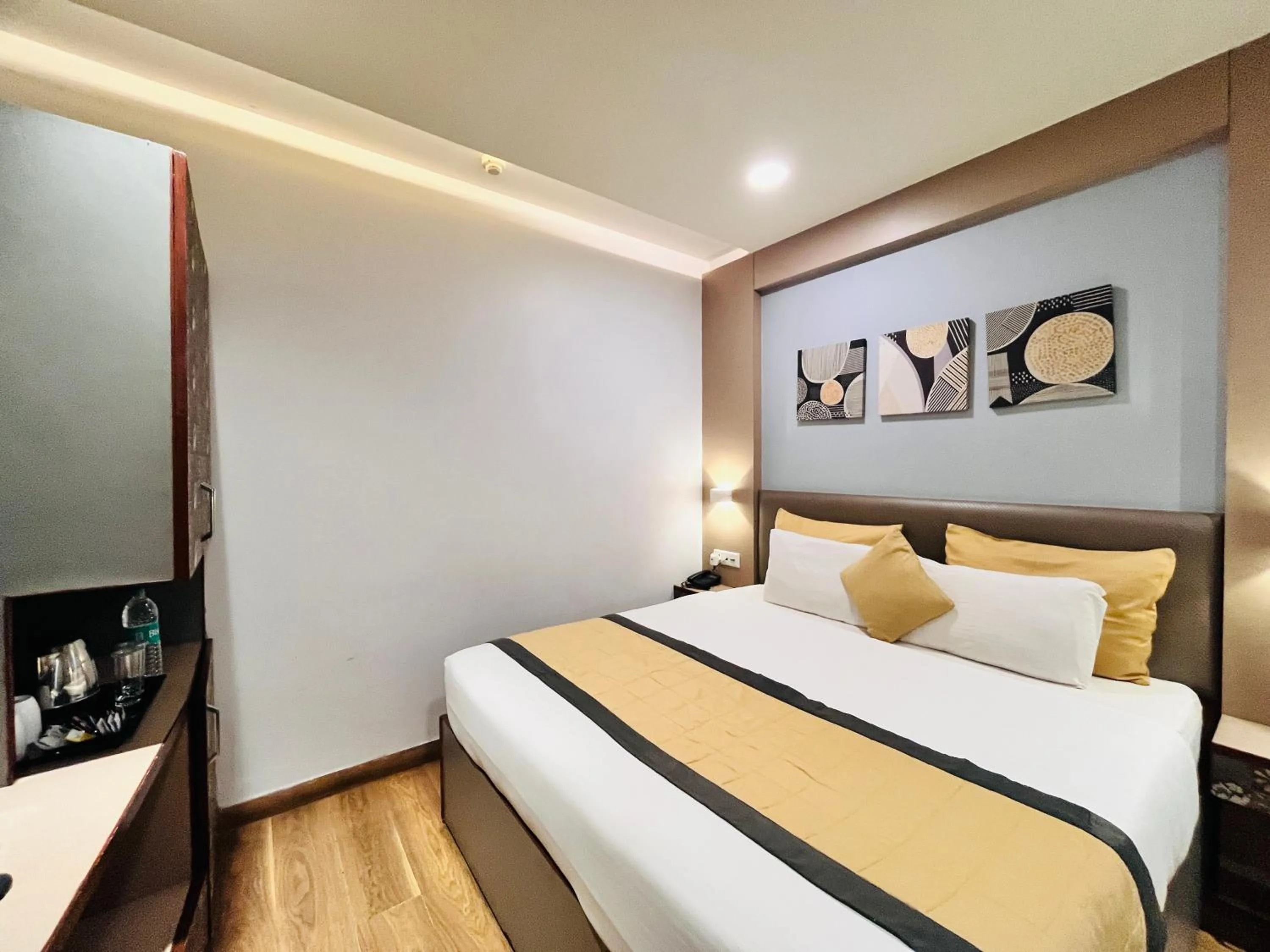 Bed in Western Blu INN