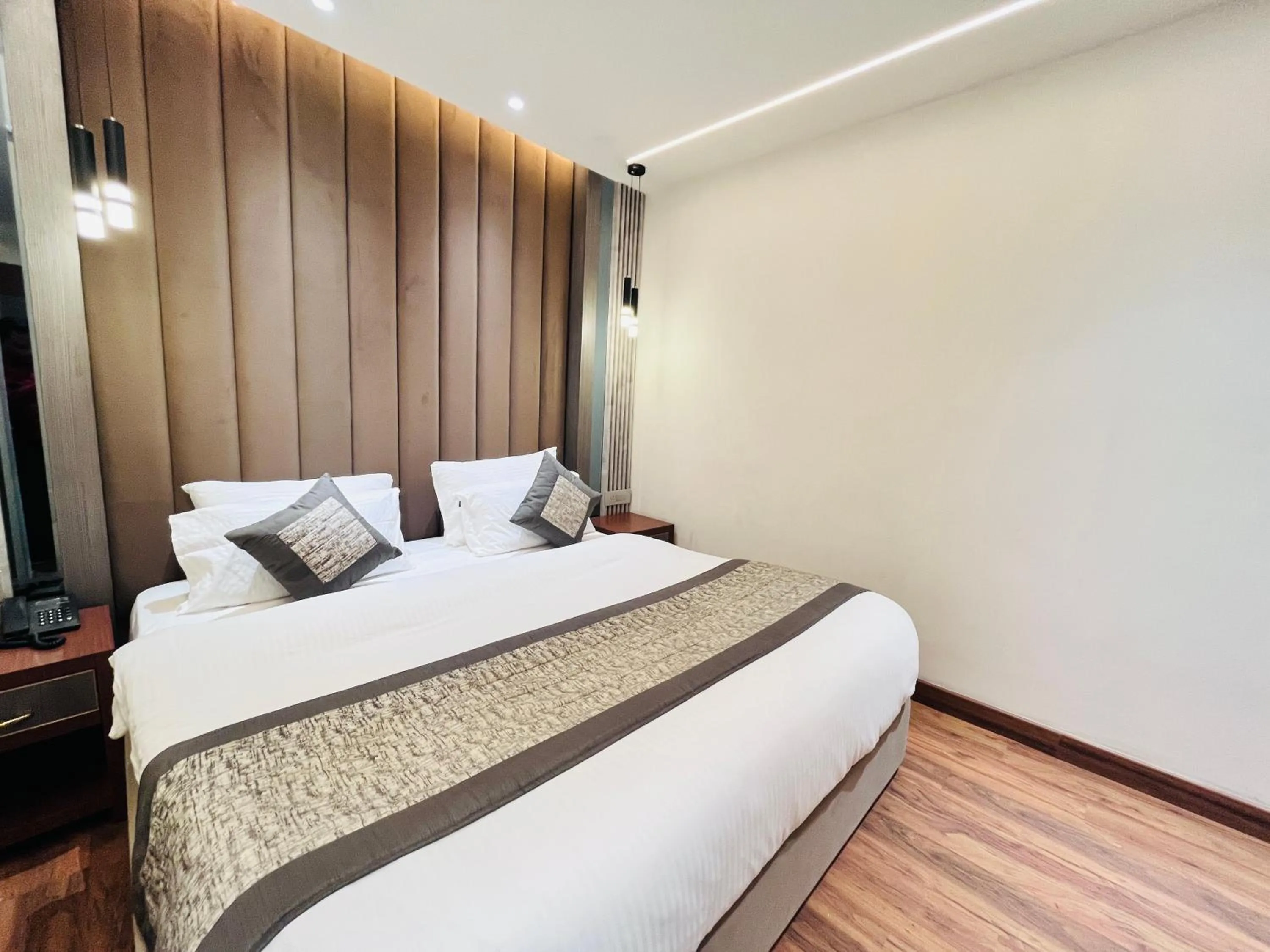 Bed in Western Blu INN