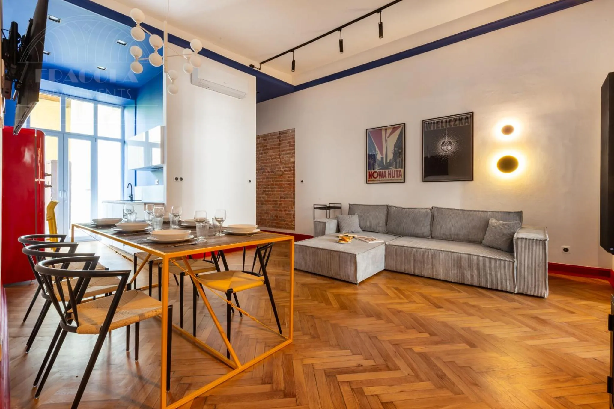 Living room in Spacious City Center Family Apartments