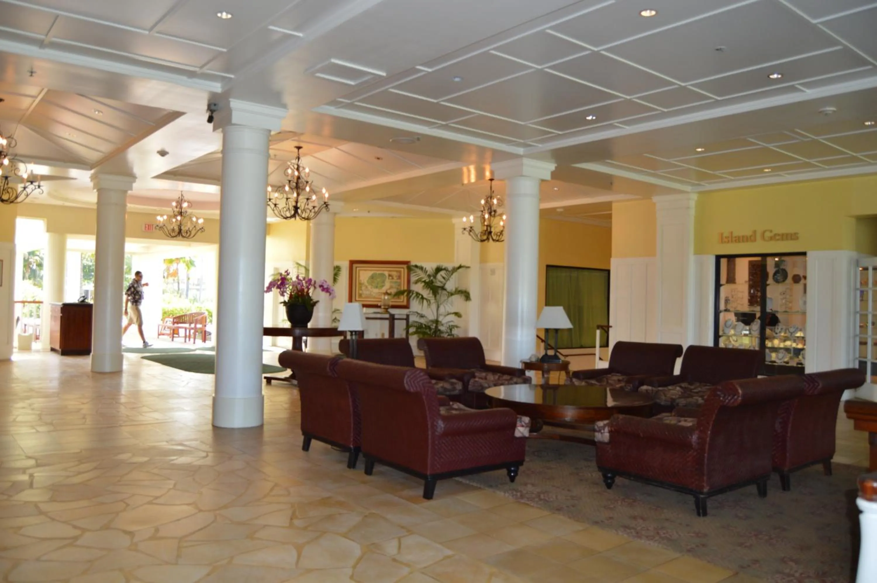 Lobby or reception in 2417 at Oceanfront Resort Lihue Kauai Beach Drive Private Condo