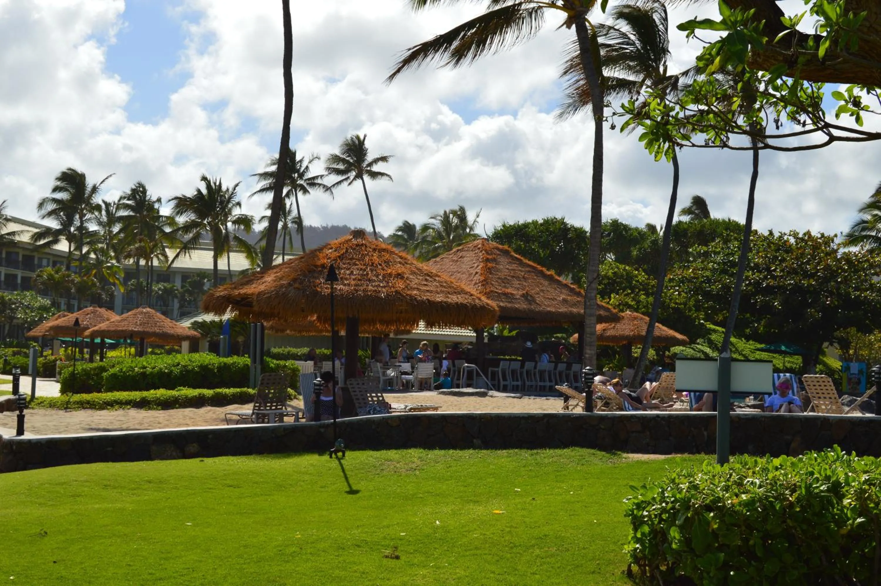 Restaurant/places to eat in 2417 at Oceanfront Resort Lihue Kauai Beach Drive Private Condo