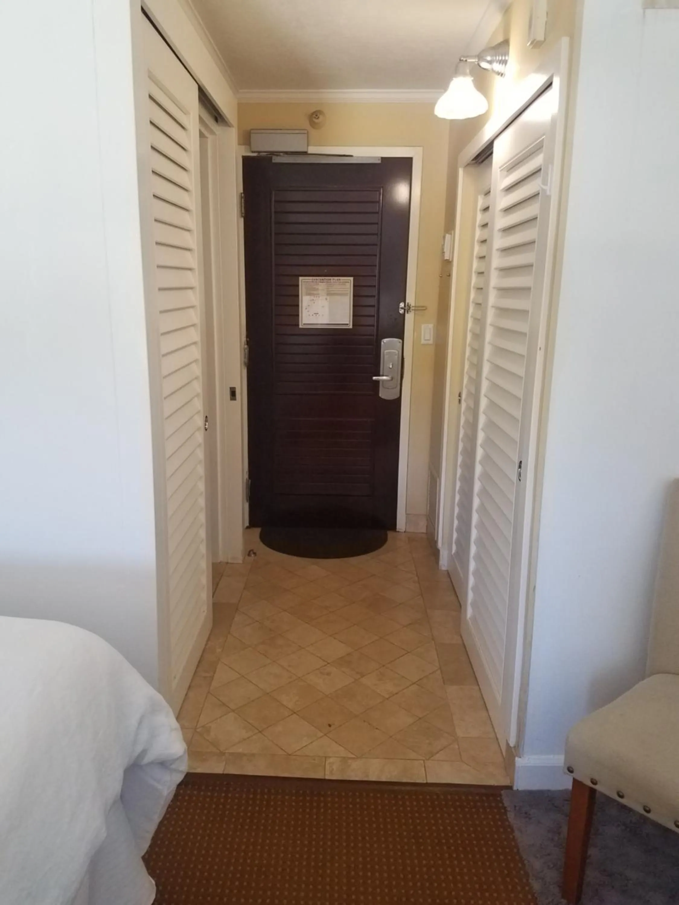 Bed in 2417 at Oceanfront Resort Lihue Kauai Beach Drive Private Condo