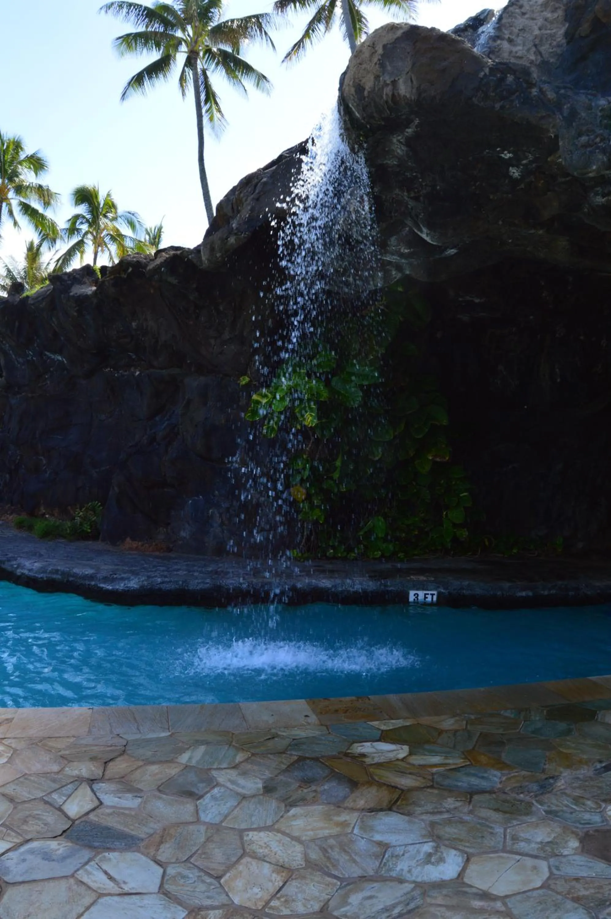 Swimming pool in 2417 at Oceanfront Resort Lihue Kauai Beach Drive Private Condo