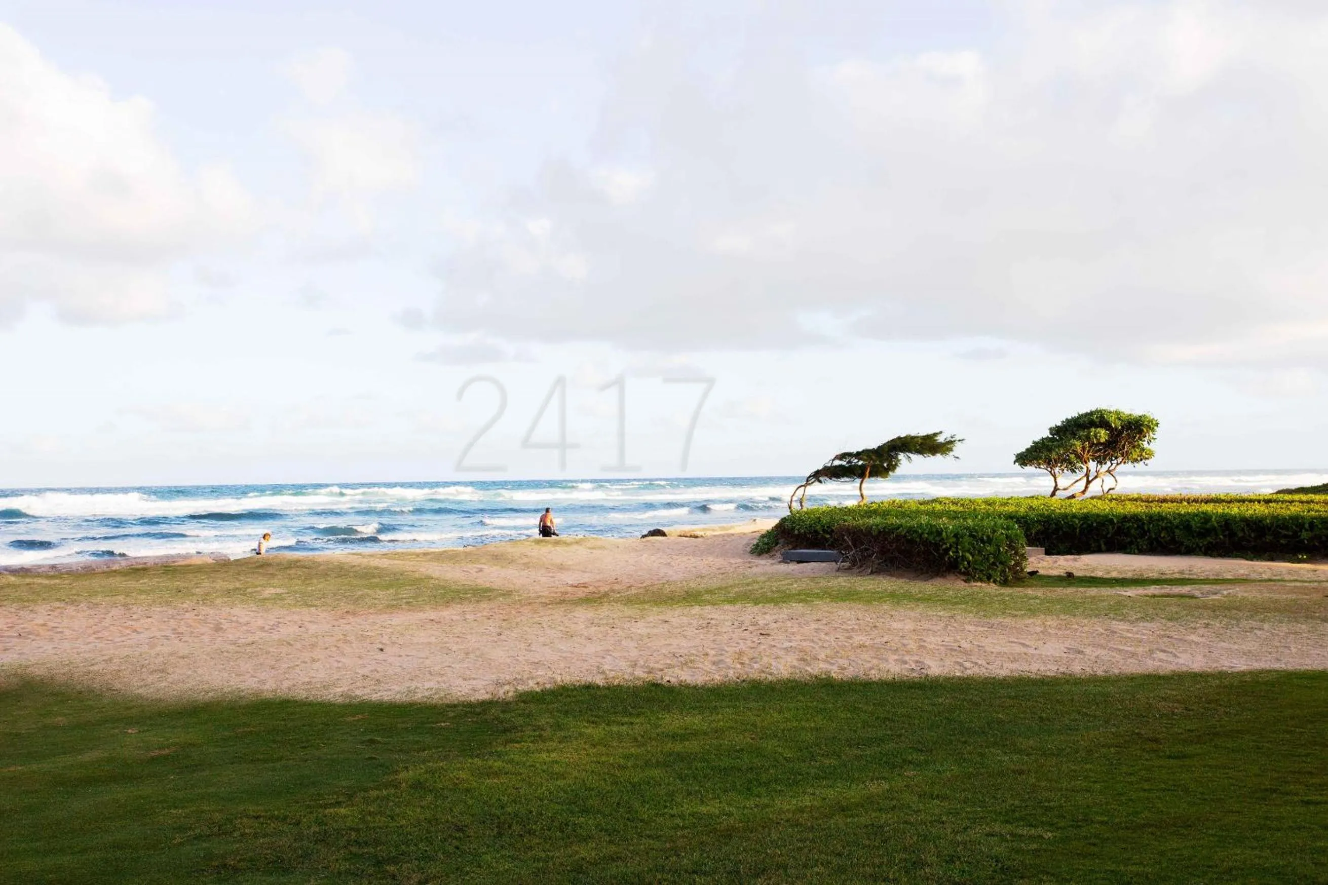 View (from property/room) in 2417 at Oceanfront Resort Lihue Kauai Beach Drive Private Condo