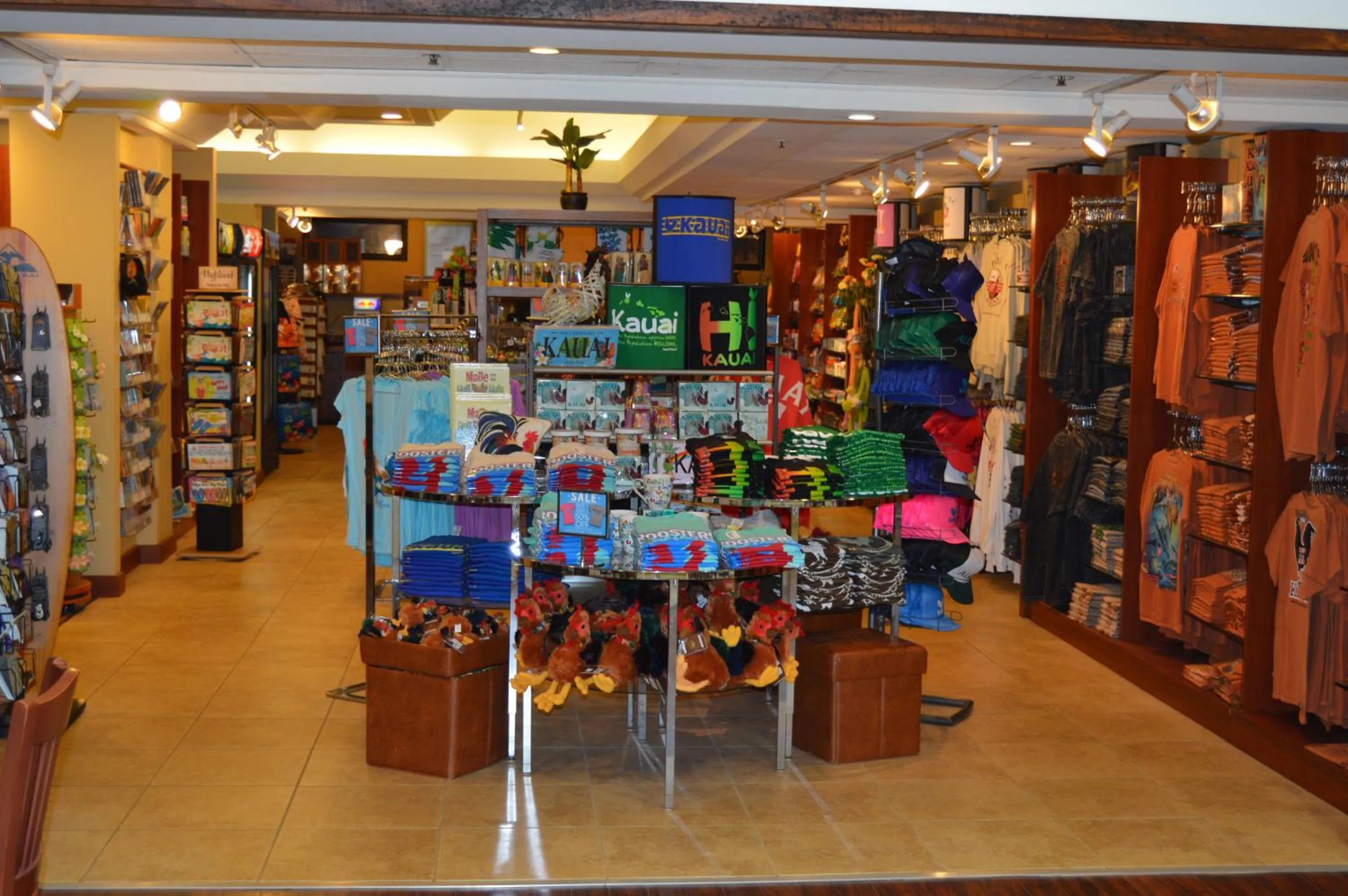 On-site shops in 2417 at Oceanfront Resort Lihue Kauai Beach Drive Private Condo