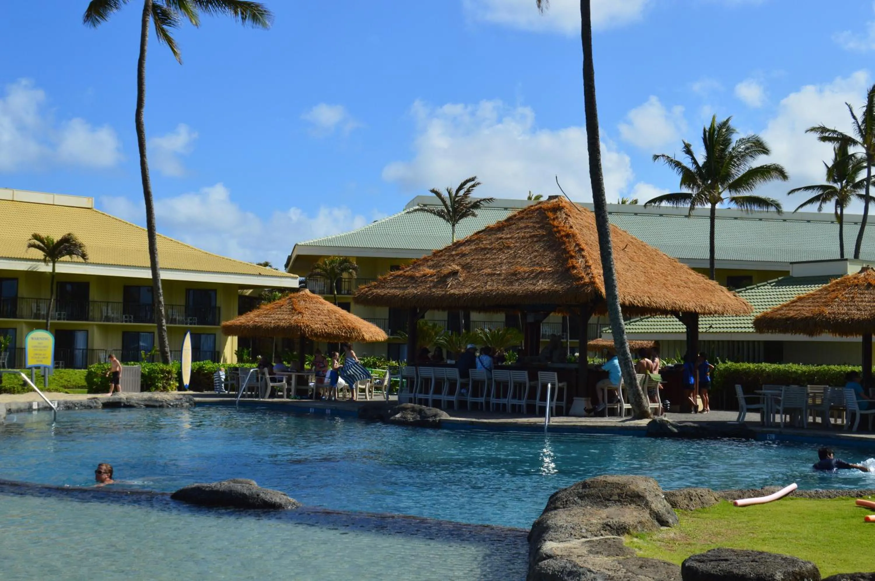 Lounge or bar in 2417 at Oceanfront Resort Lihue Kauai Beach Drive Private Condo