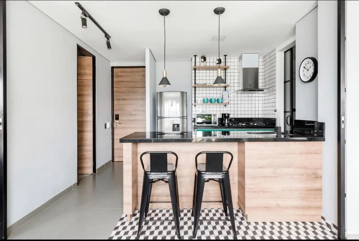 Kitchen or kitchenette in Hotel Dix