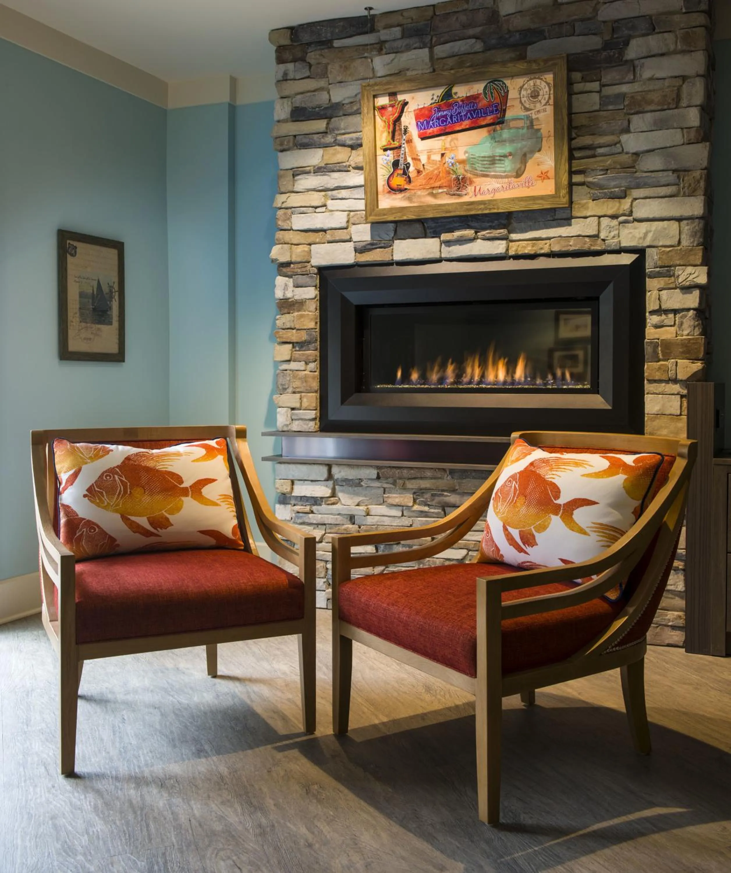 Living room in Margaritaville Island Hotel