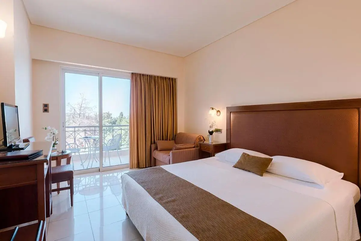 Bed in Akti Taygetos - Conference Resort Bed in Akti Taygetos - Conference Resort