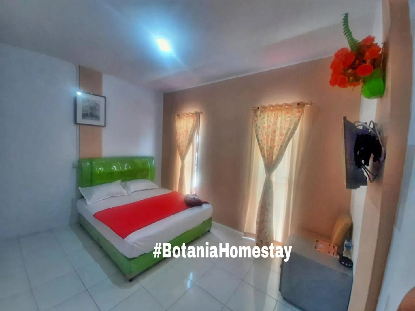 Bed in BOTANIA HOMESTAY BATAM