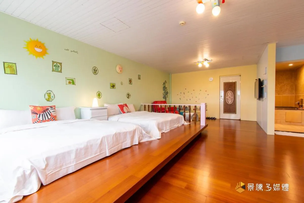 Bed in Pottery B&B