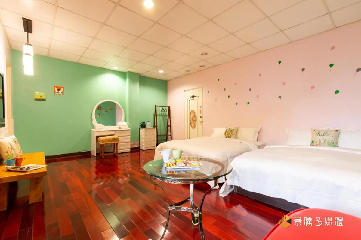 Bed in Pottery B&B