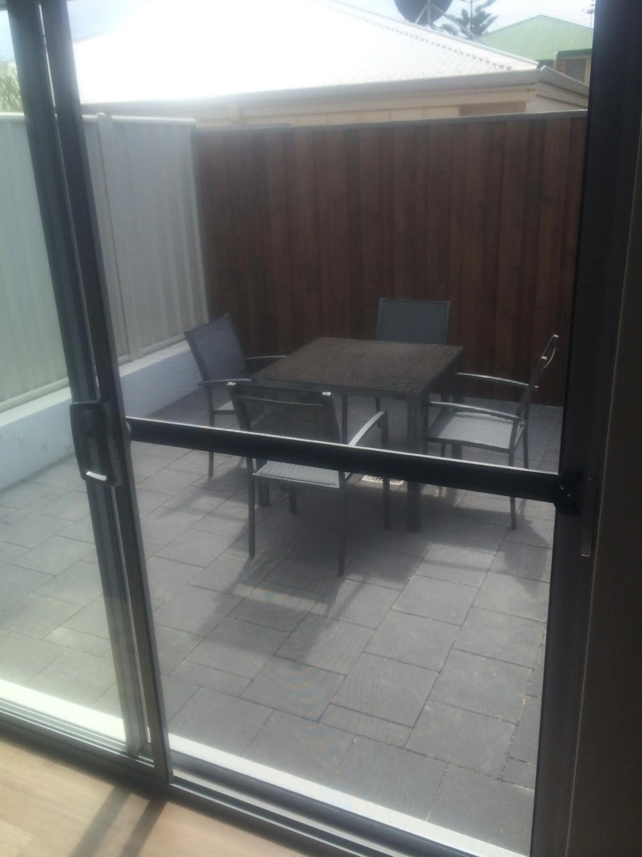 Patio in Clearwater Motel Apartments