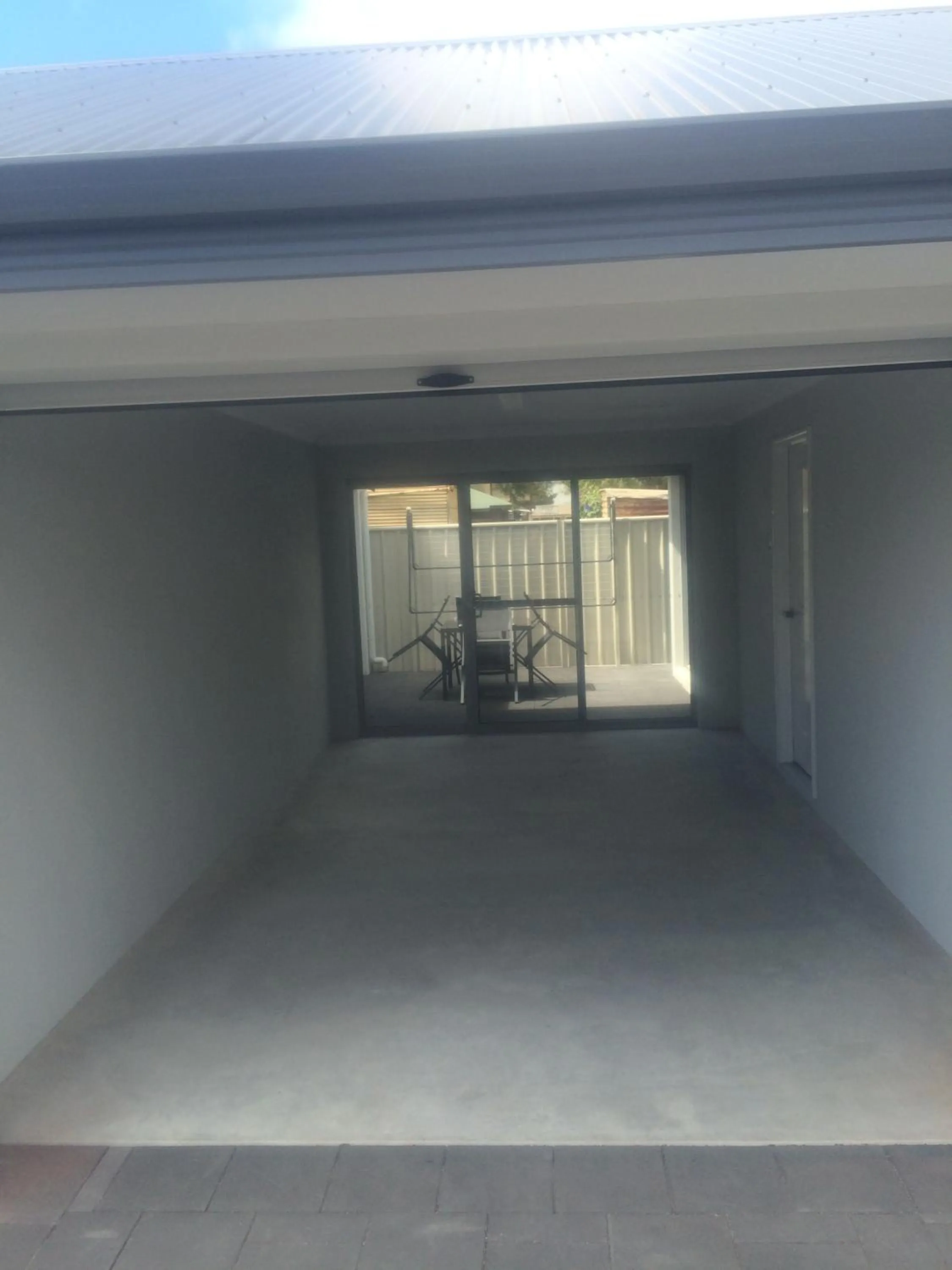 Patio in Clearwater Motel Apartments