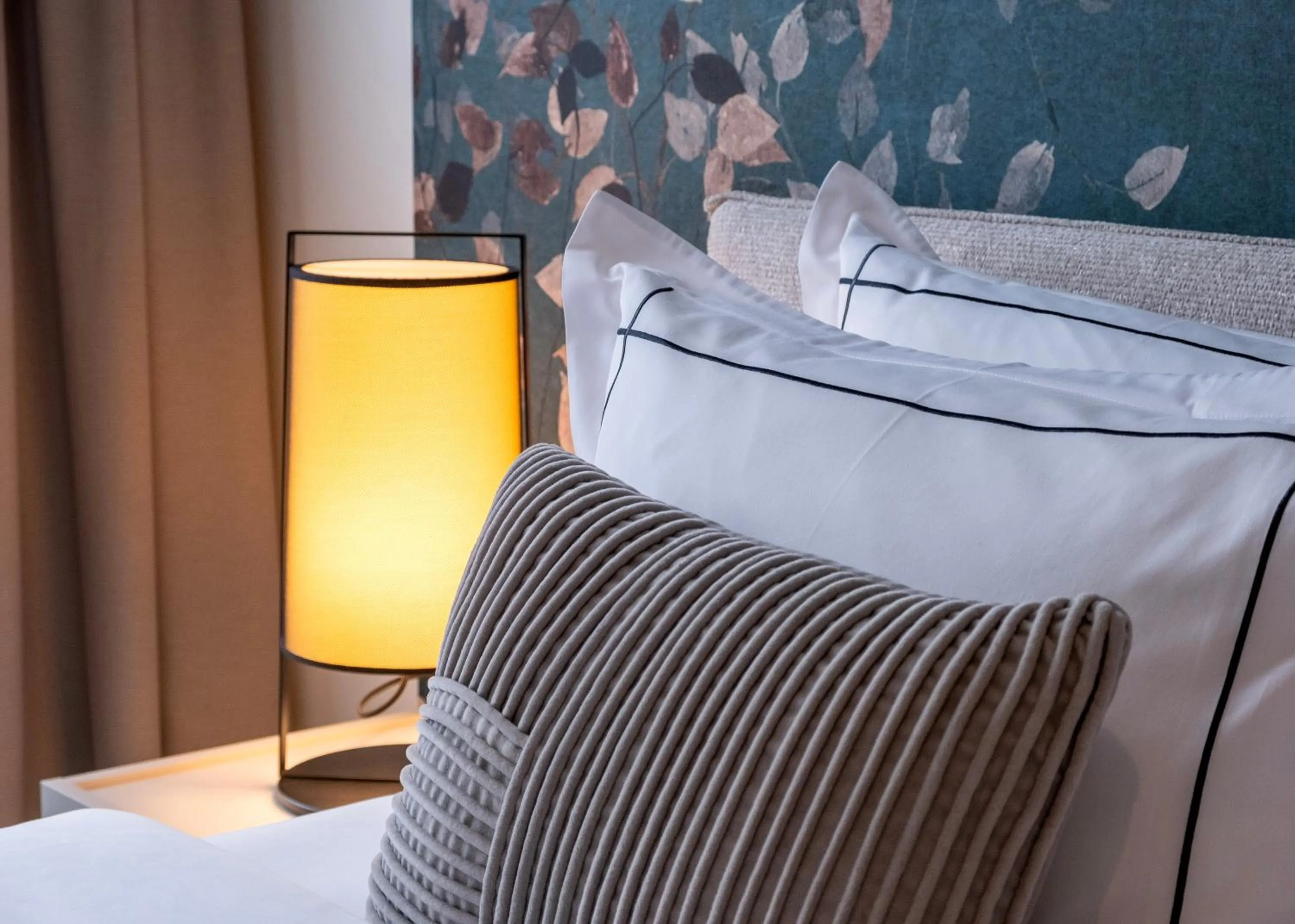 Decorative detail, Bed in Boutique Hotel Porto Palace