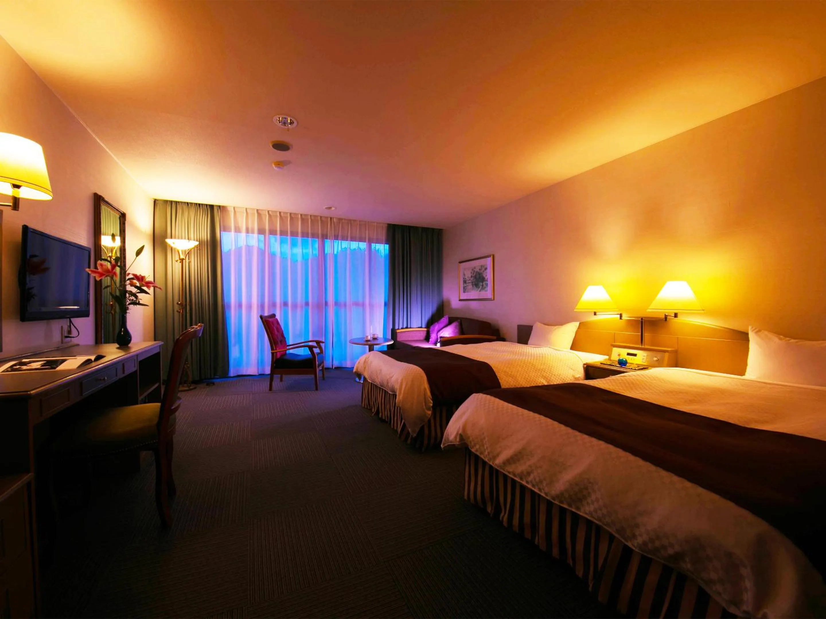 Photo of the whole room, Bed in Iki Stellacote Taiankaku