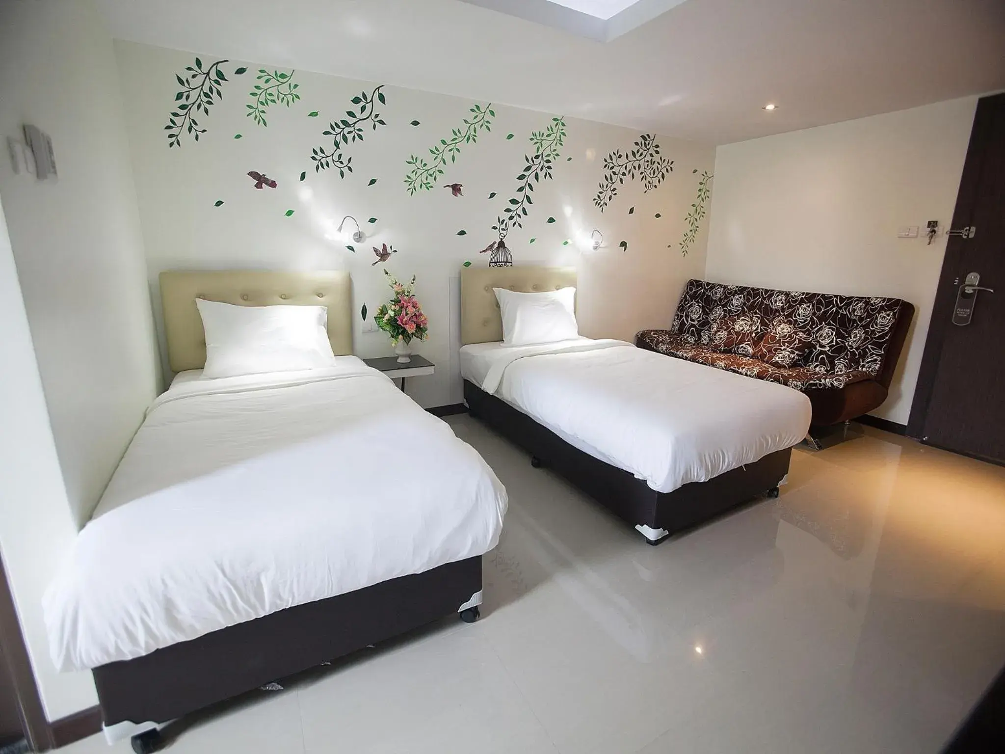 Bed in MD Grand Hotel Nakhon Bed in MD Grand Hotel Nakhon