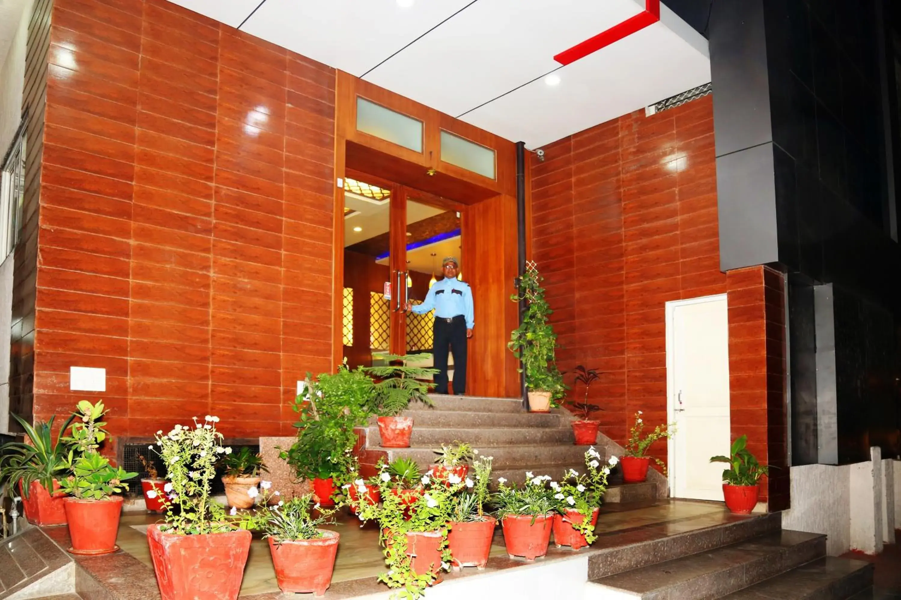 Facade/entrance in Narayans Leela Inn Facade/entrance in Narayans Leela Inn