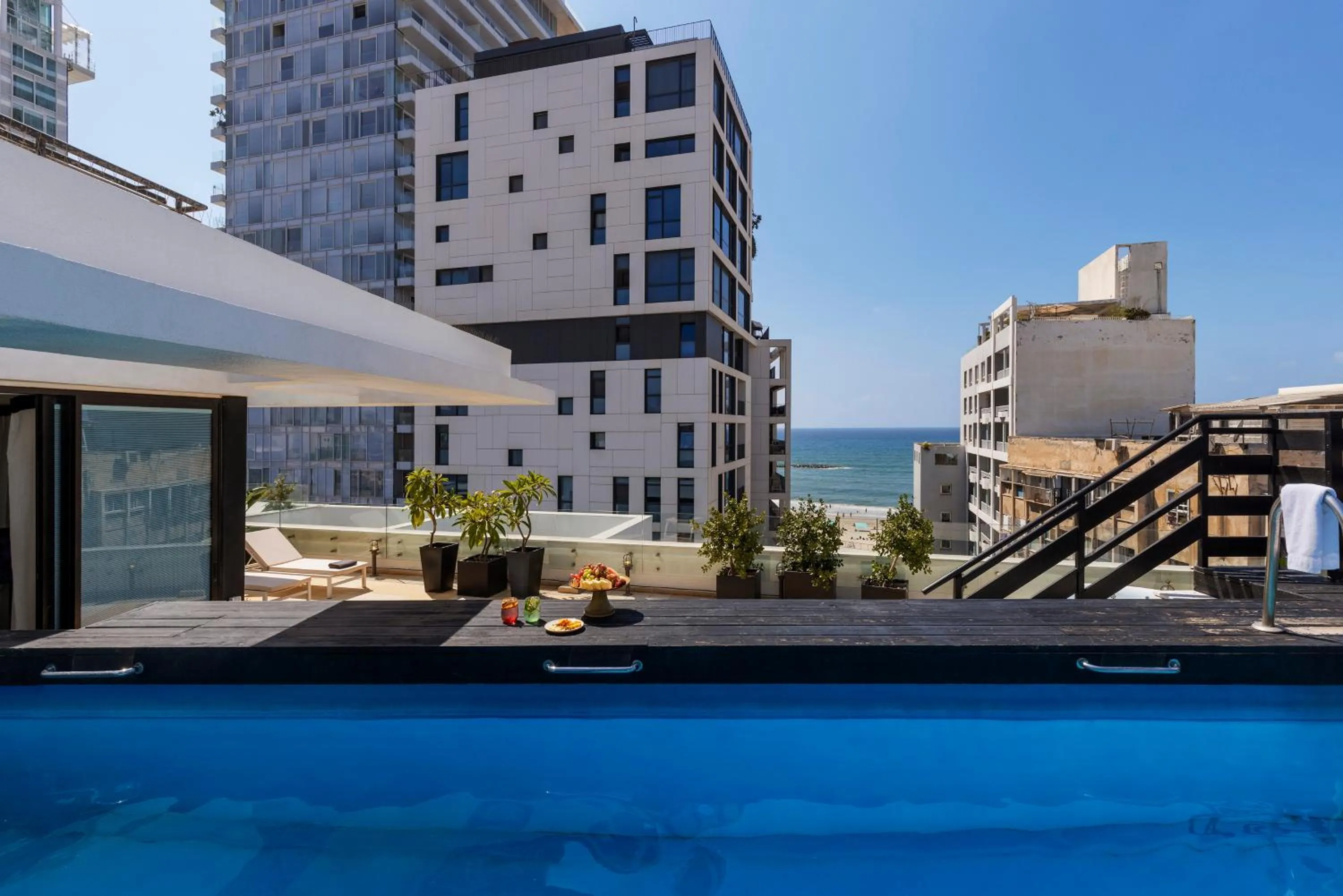 Pool view in Brown Beach House Tel-Aviv, a member of Brown Hotels