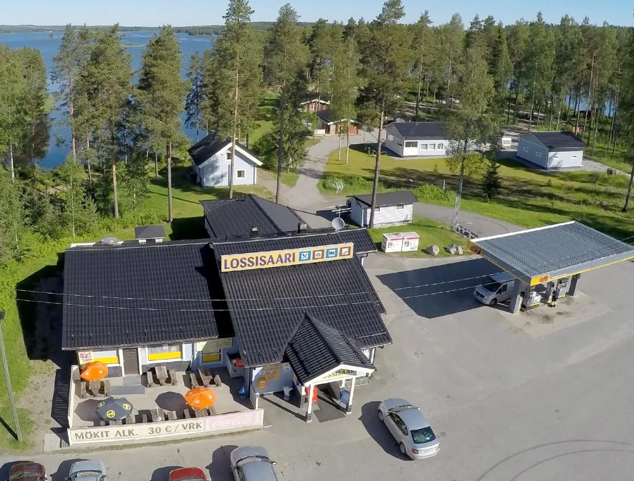 On-site shops in Lossisaari Tourist Center
