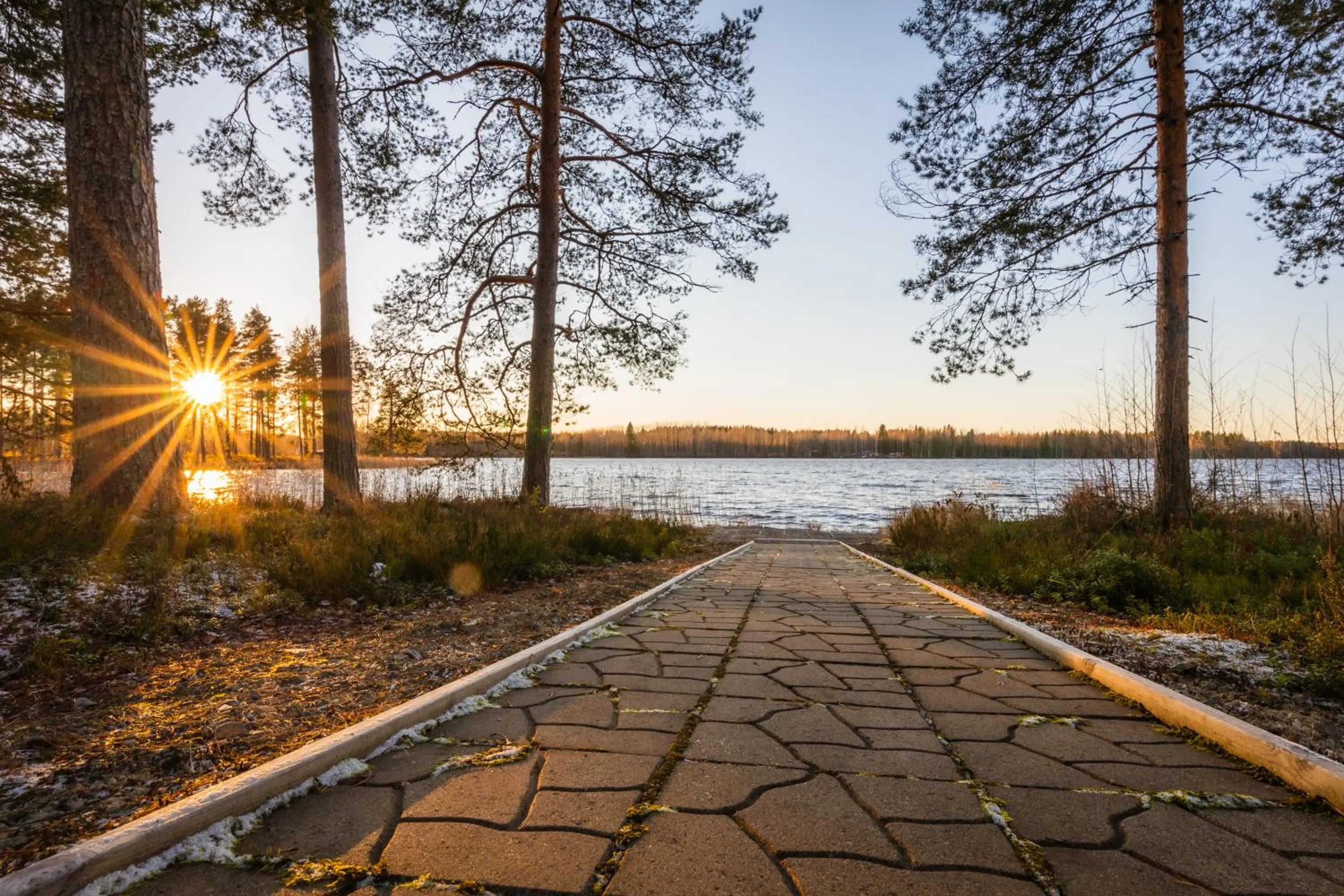 River view in Lossisaari Tourist Center