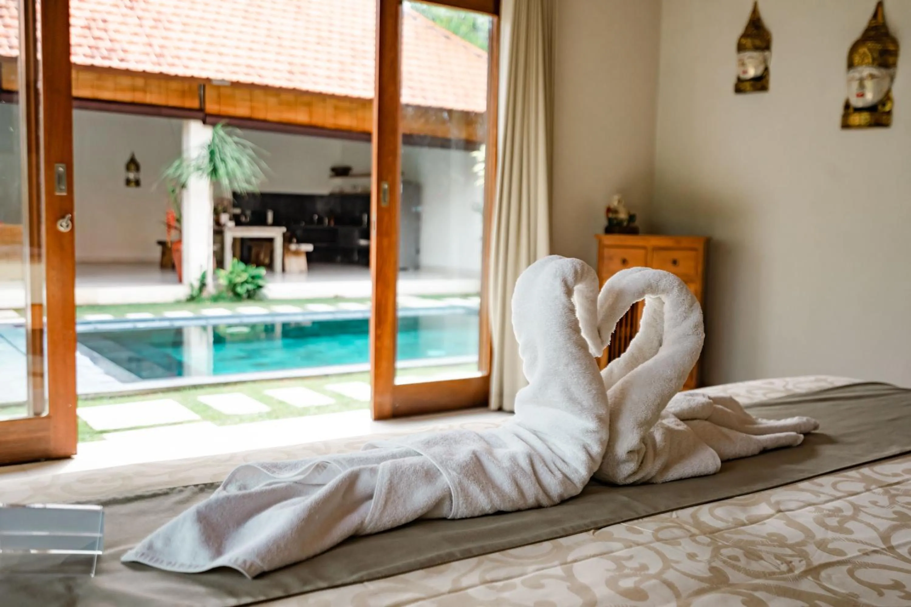 Bed in Casa Margarita Bali