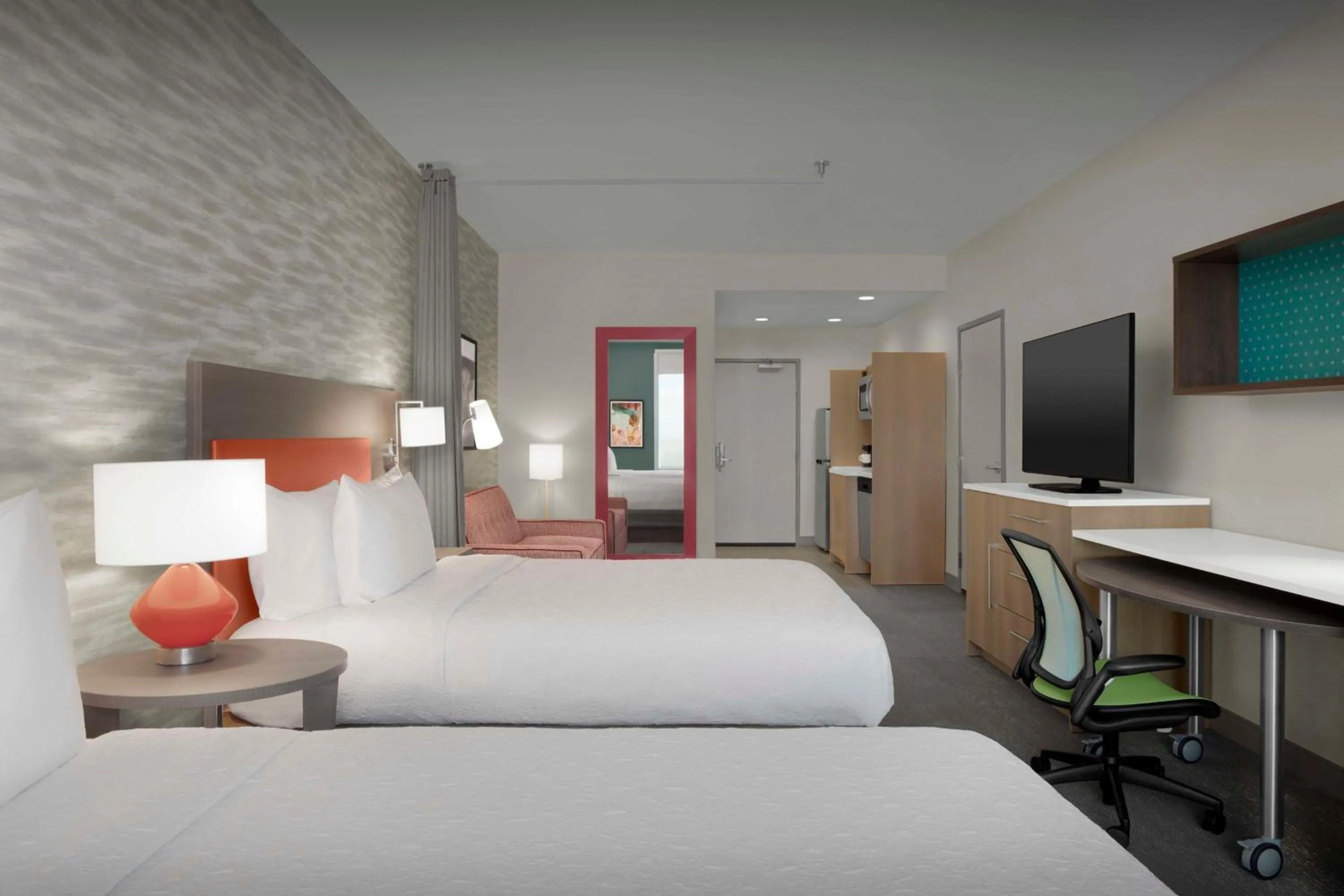 Bed in Home2 Suites By Hilton Georgetown Austin North