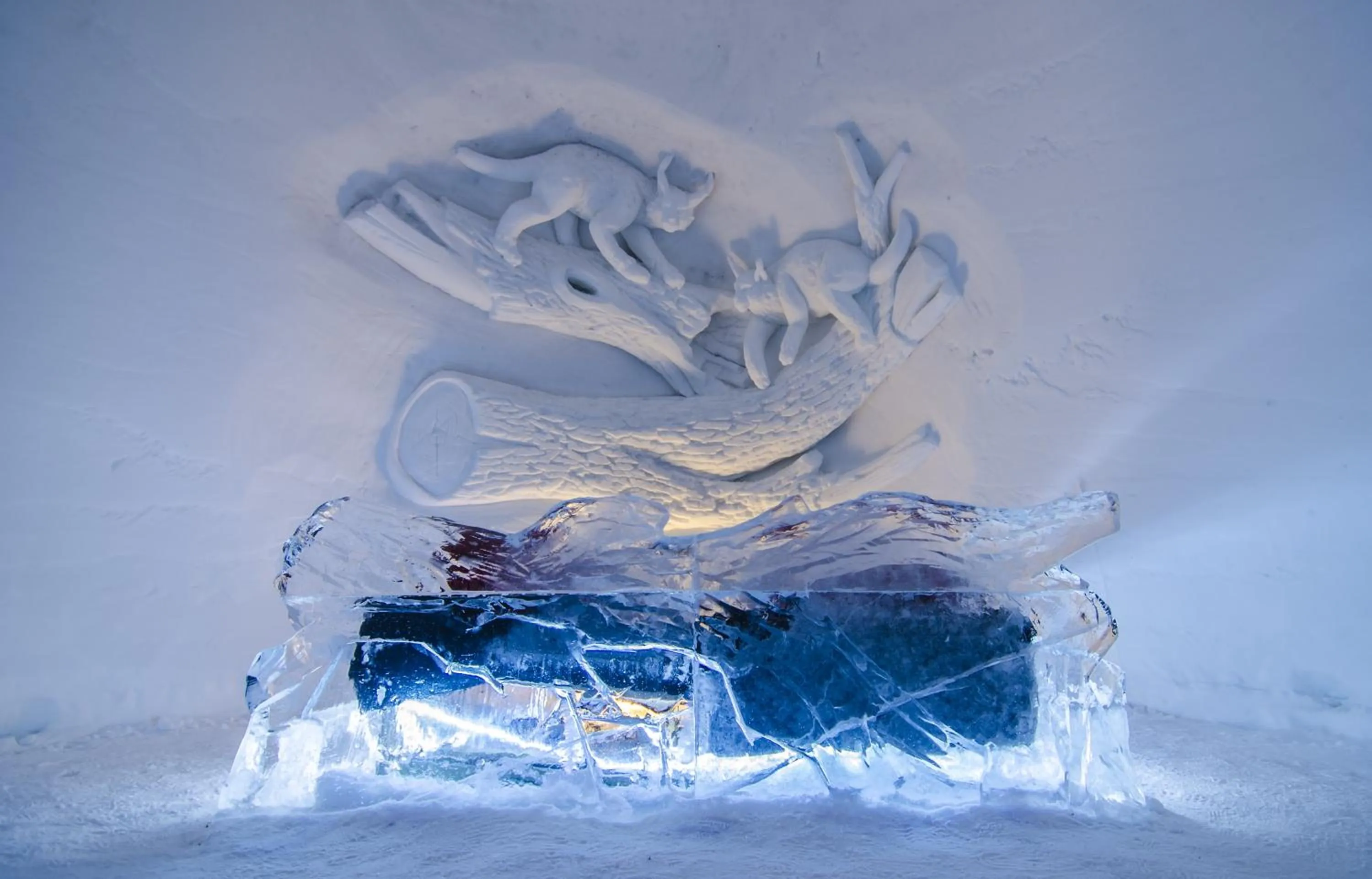 Winter in Snow Resort Kirkenes