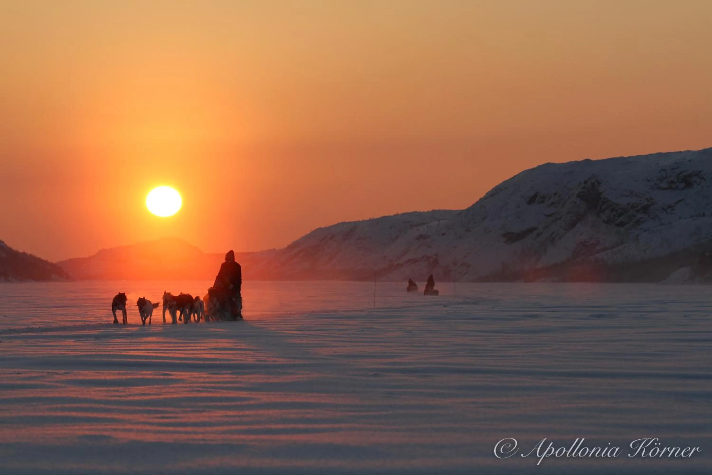 People in Snow Resort Kirkenes