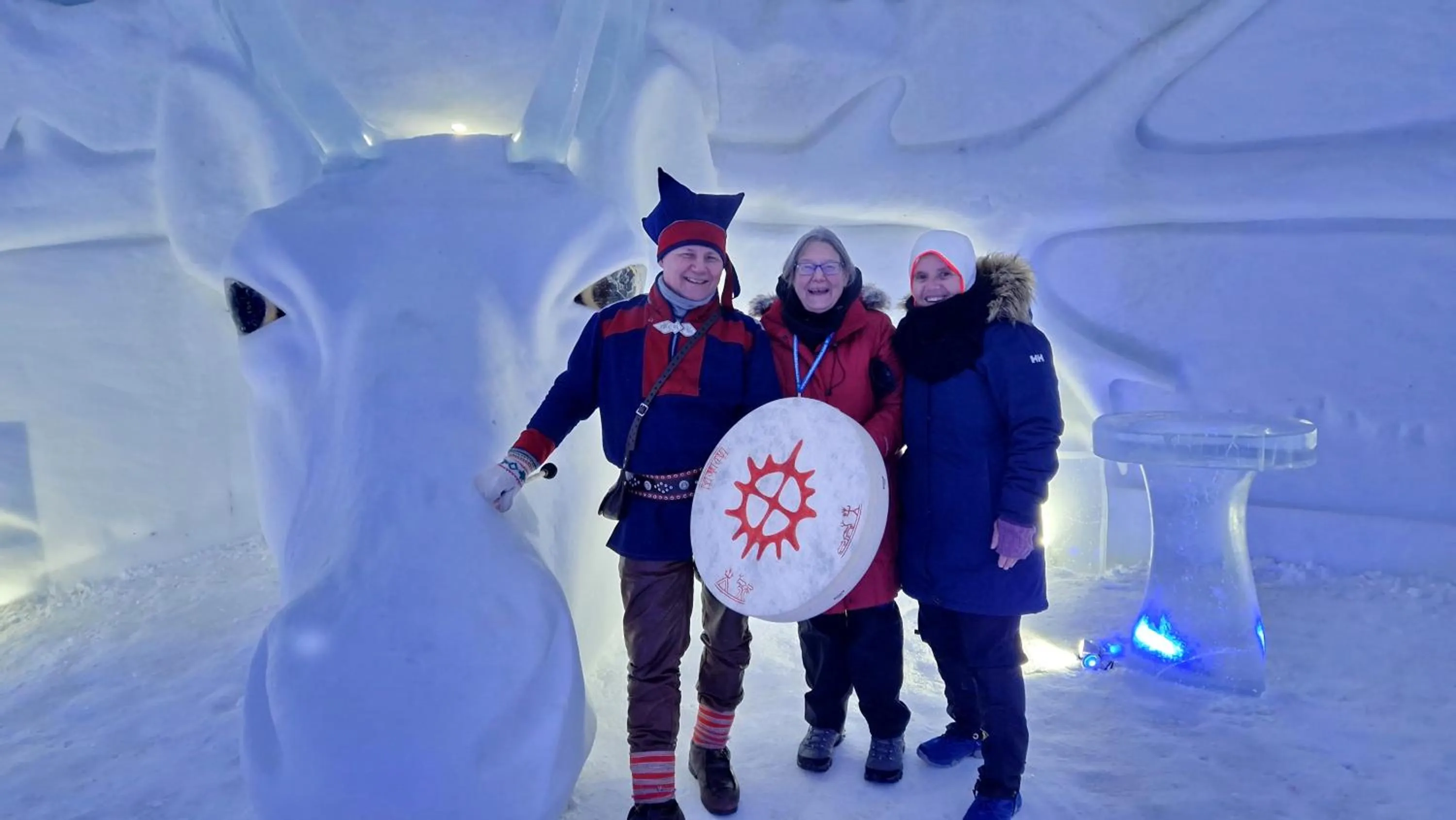 People in Snow Resort Kirkenes