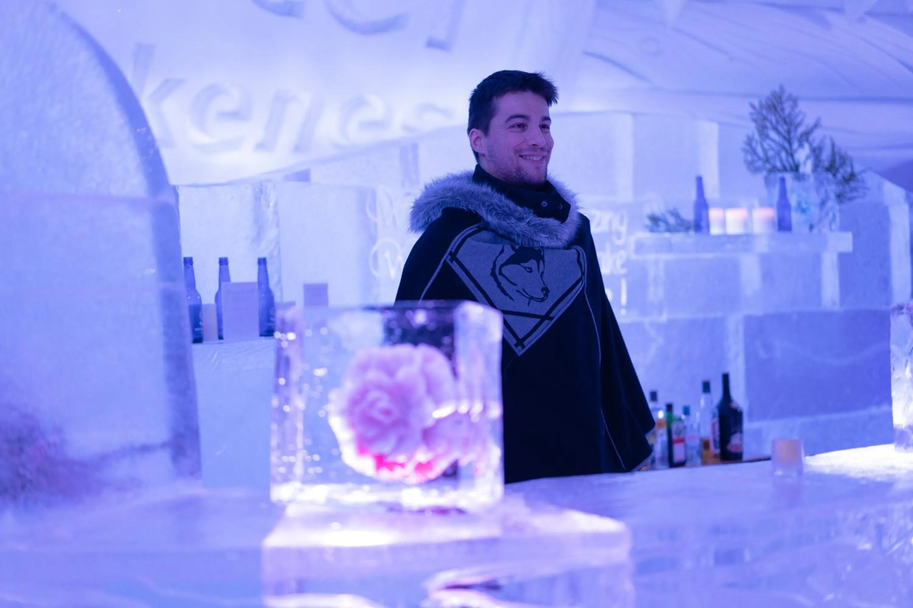 People in Snow Resort Kirkenes