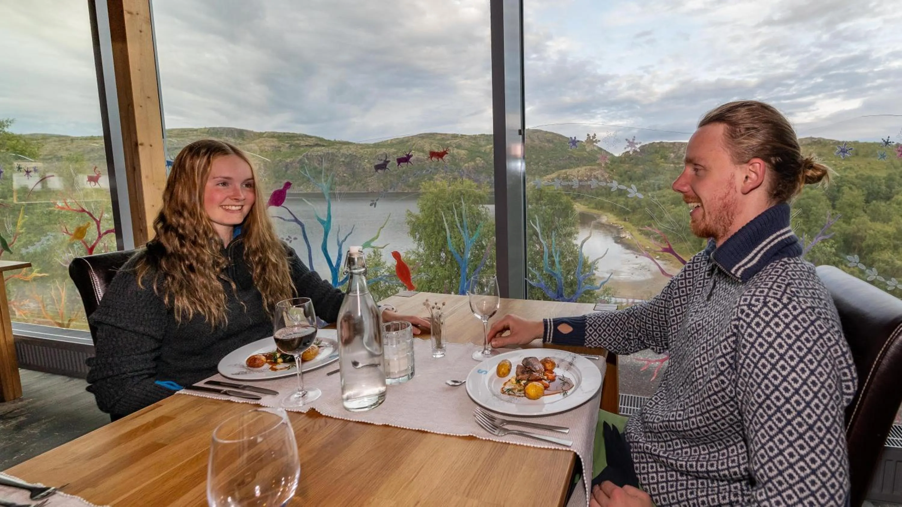 People in Snow Resort Kirkenes