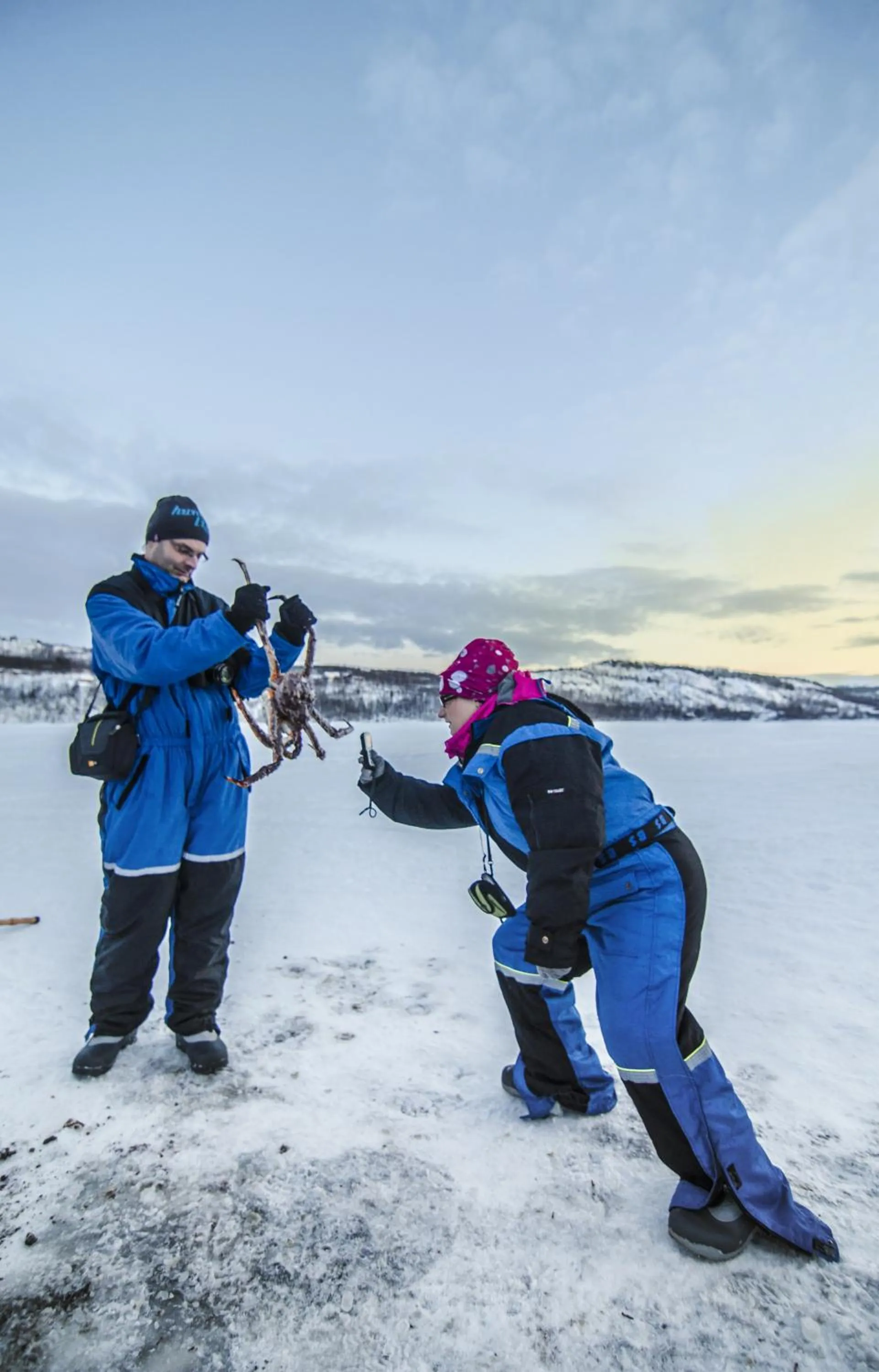 Winter in Snow Resort Kirkenes