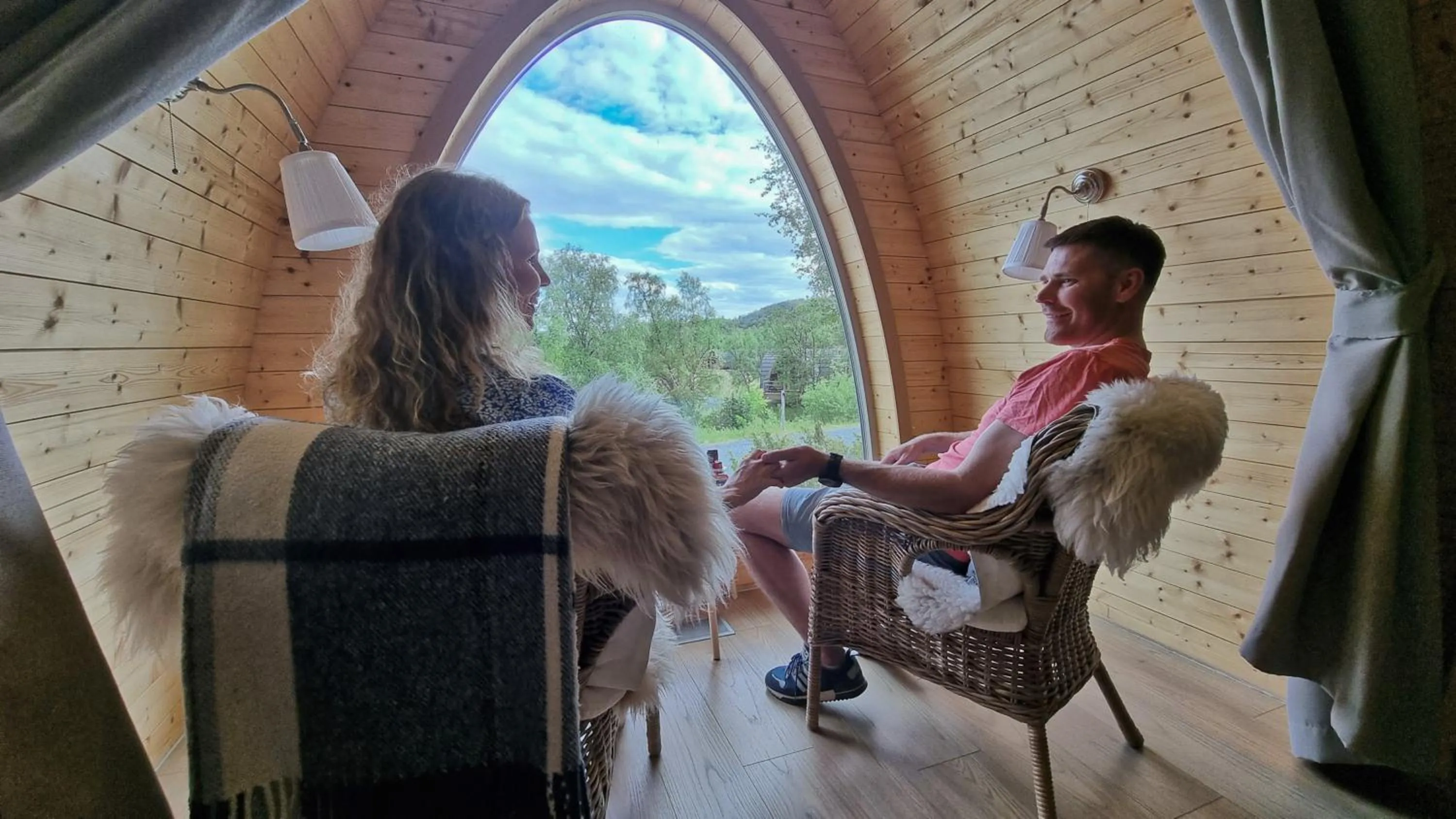 Seating area in Snow Resort Kirkenes