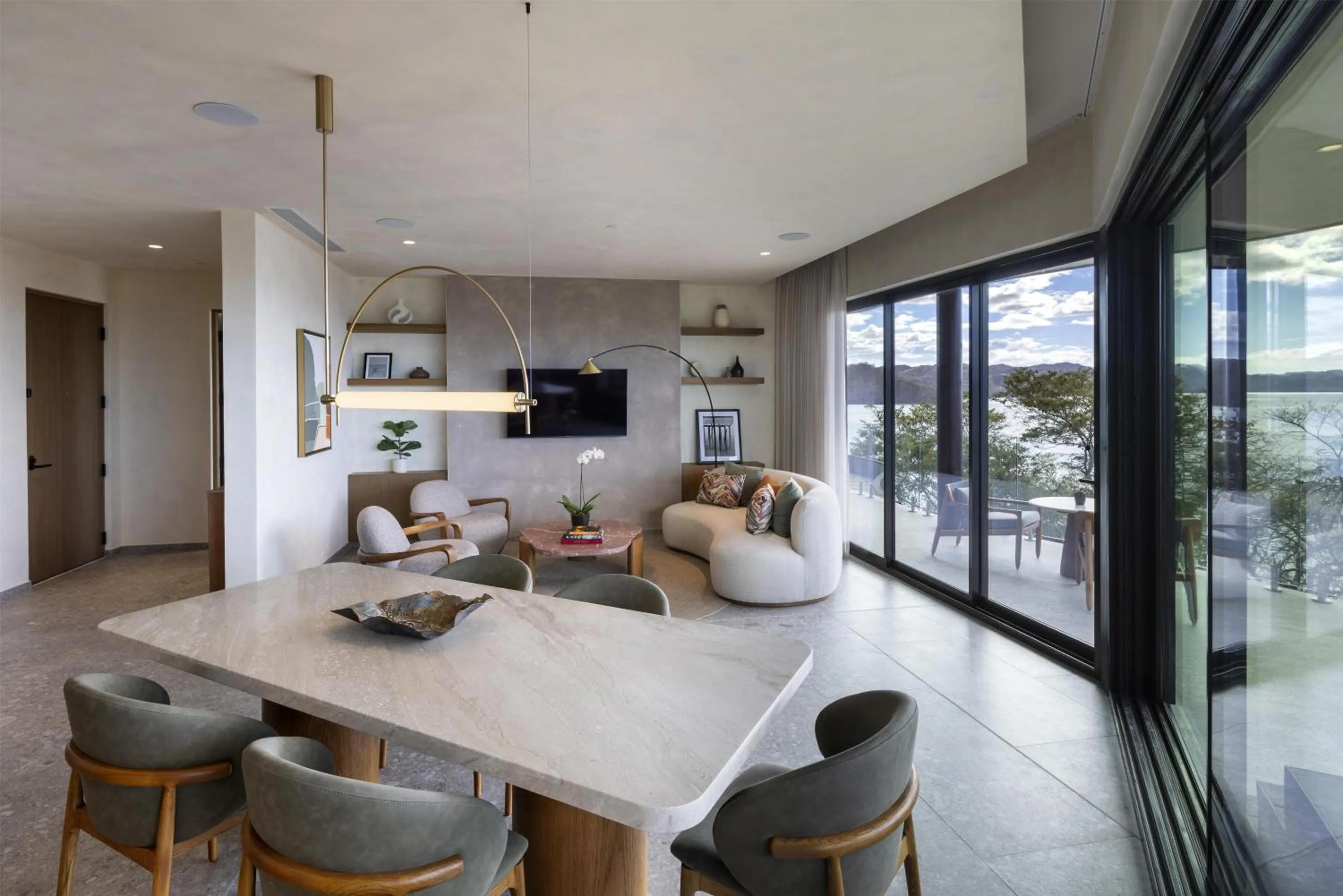 Living room in Waldorf Astoria Costa Rica Punta Cacique