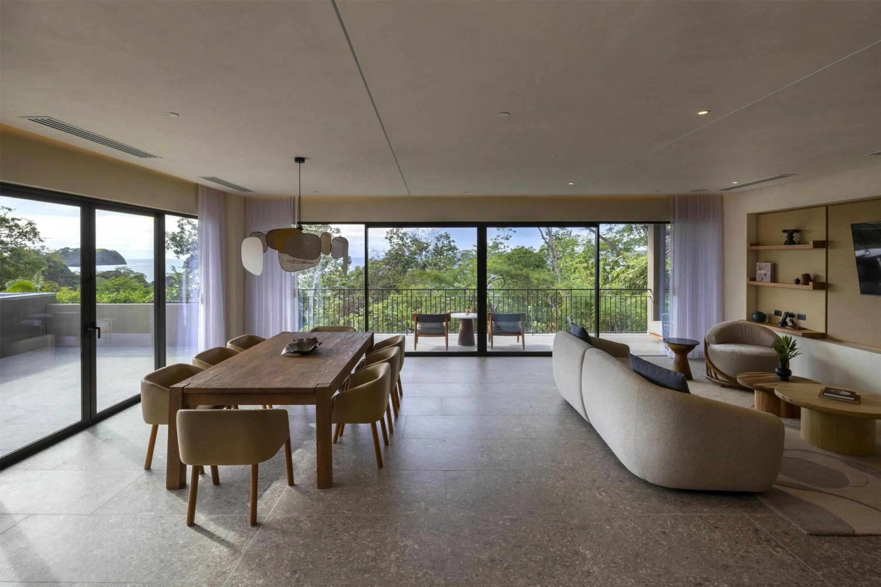 Living room in Waldorf Astoria Costa Rica Punta Cacique