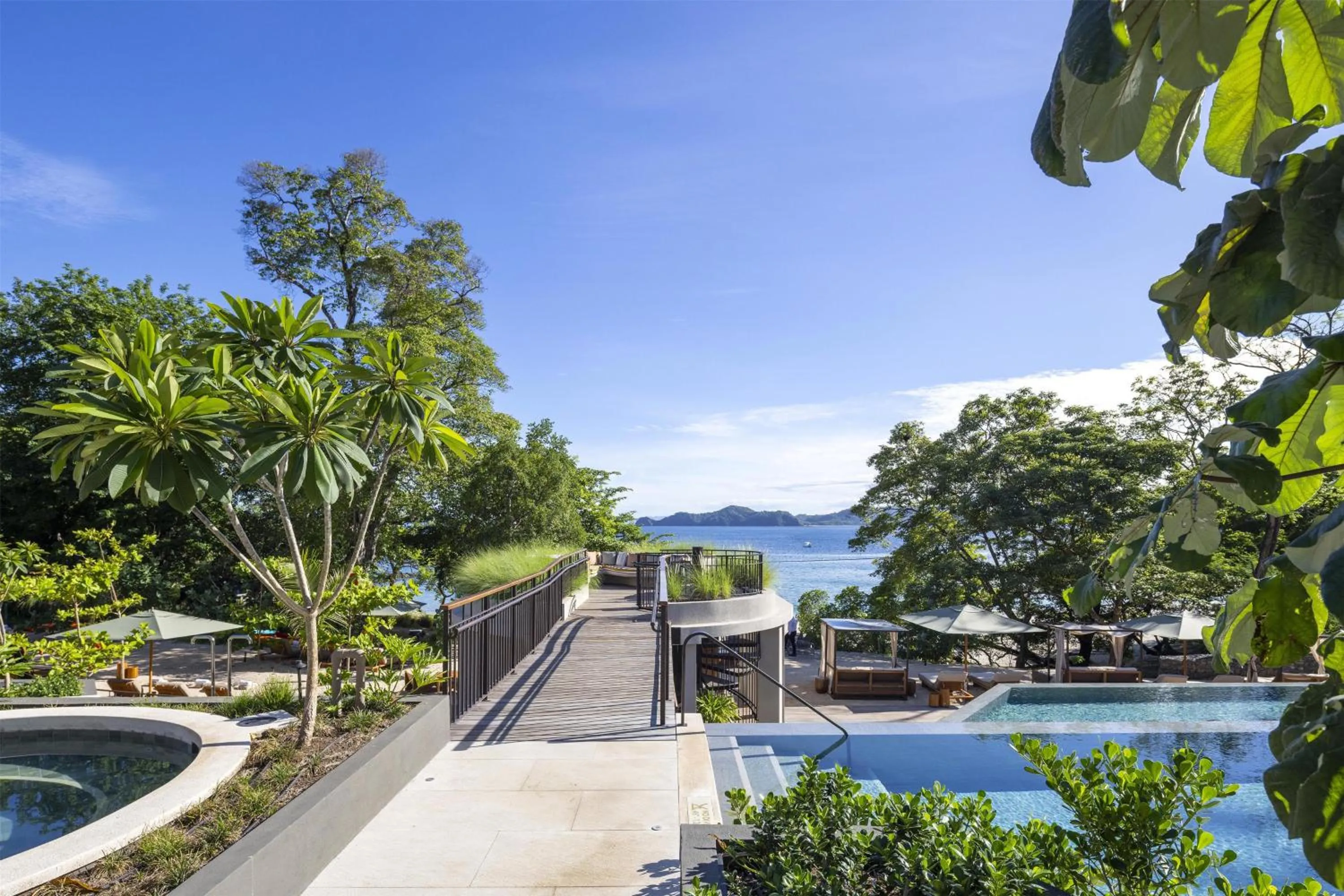 Pool view in Waldorf Astoria Costa Rica Punta Cacique