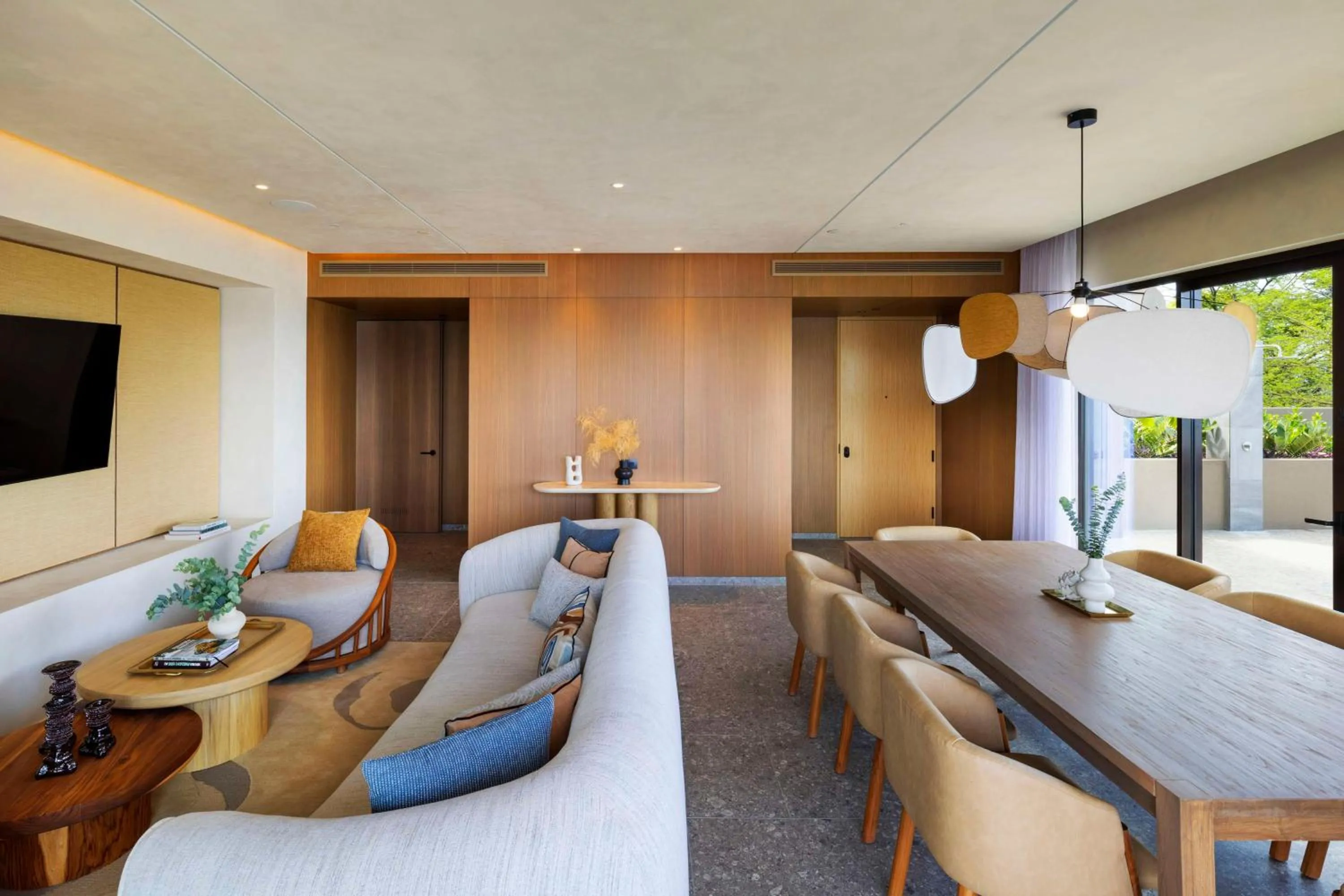 Living room in Waldorf Astoria Costa Rica Punta Cacique
