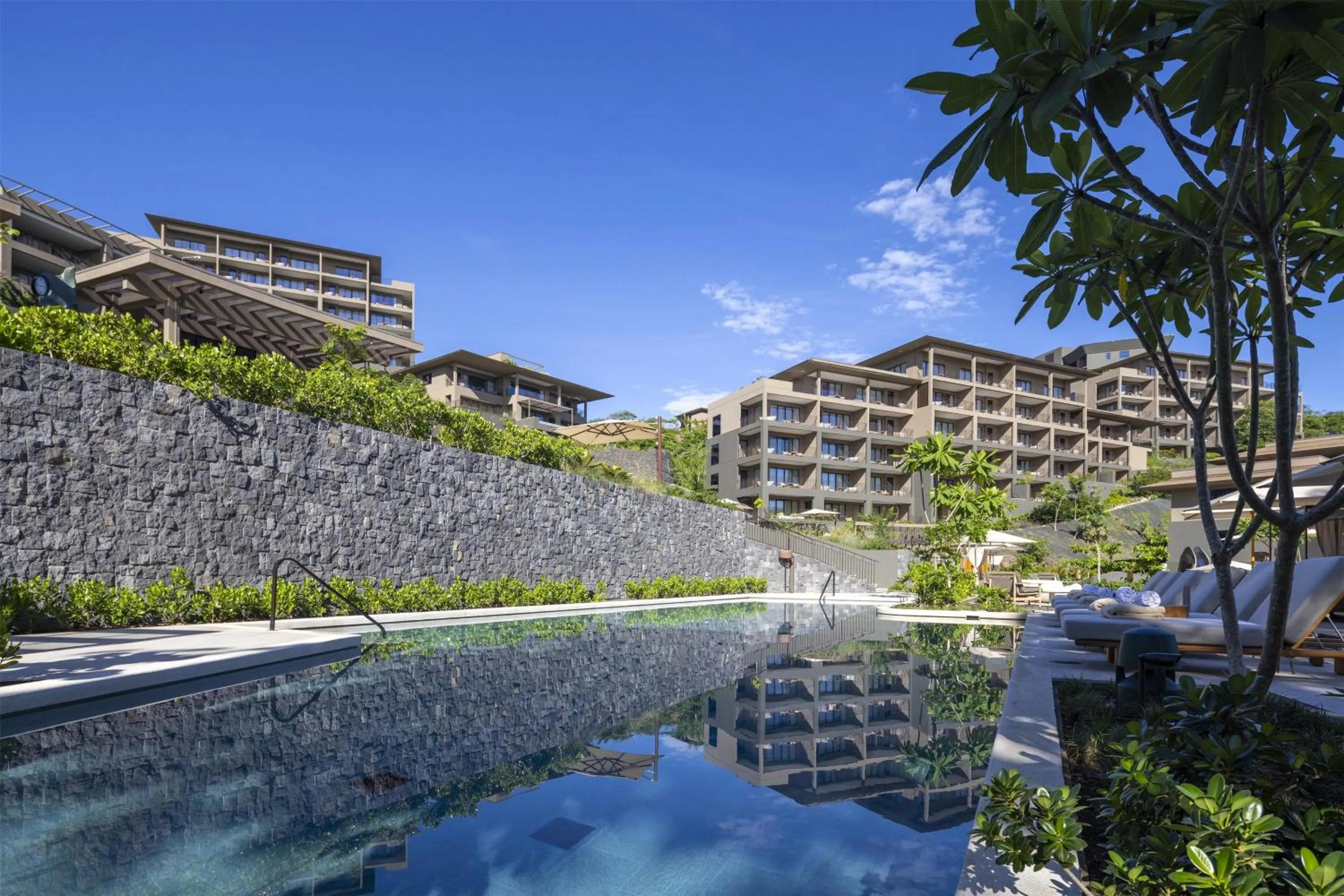 Pool view in Waldorf Astoria Costa Rica Punta Cacique