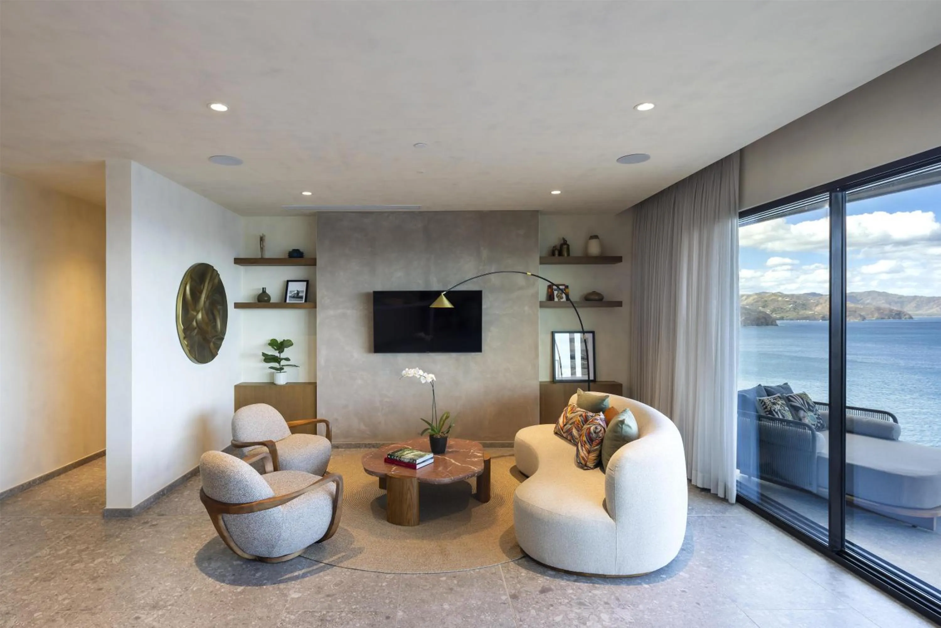 Living room in Waldorf Astoria Costa Rica Punta Cacique