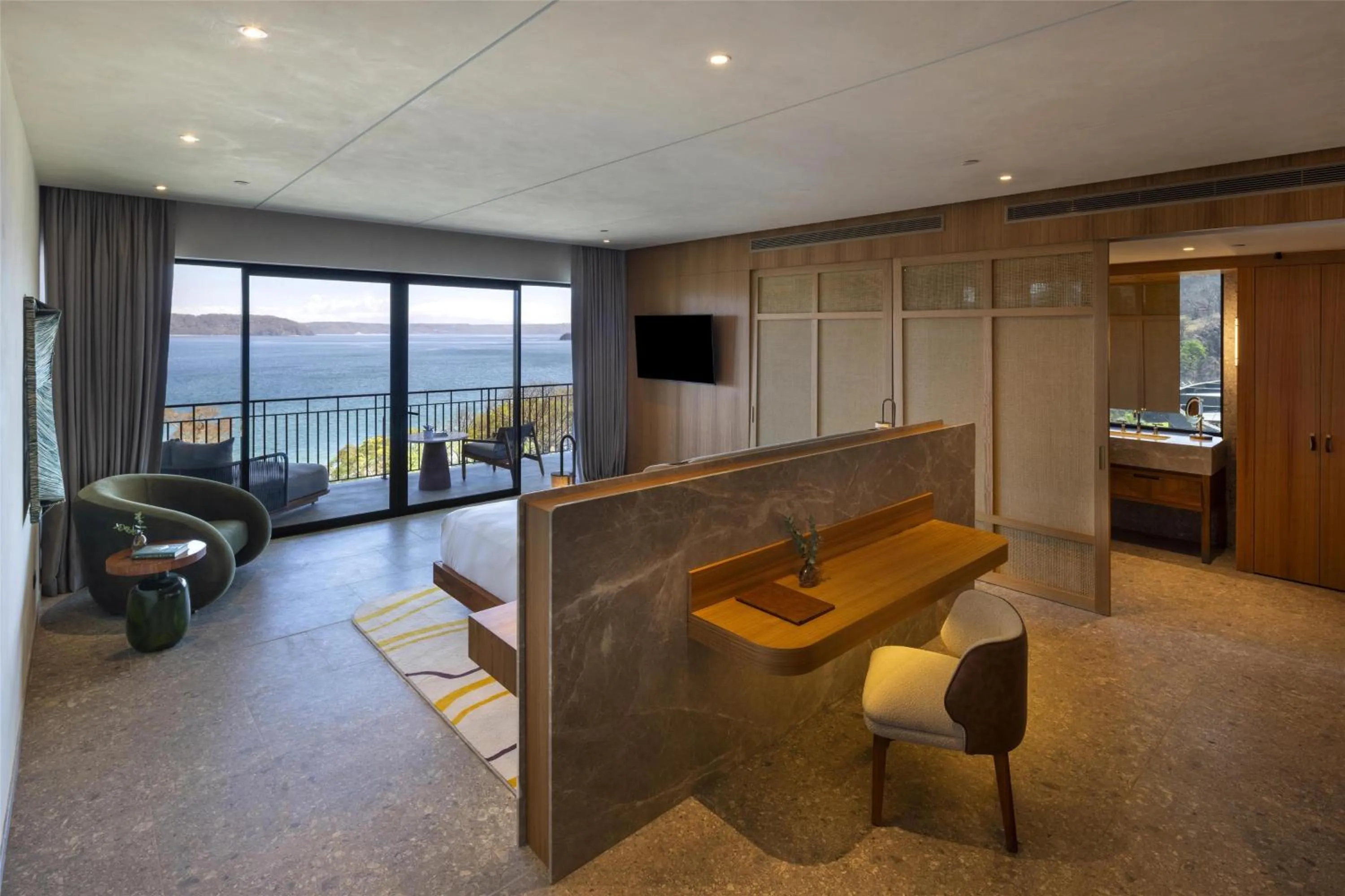 Living room in Waldorf Astoria Costa Rica Punta Cacique