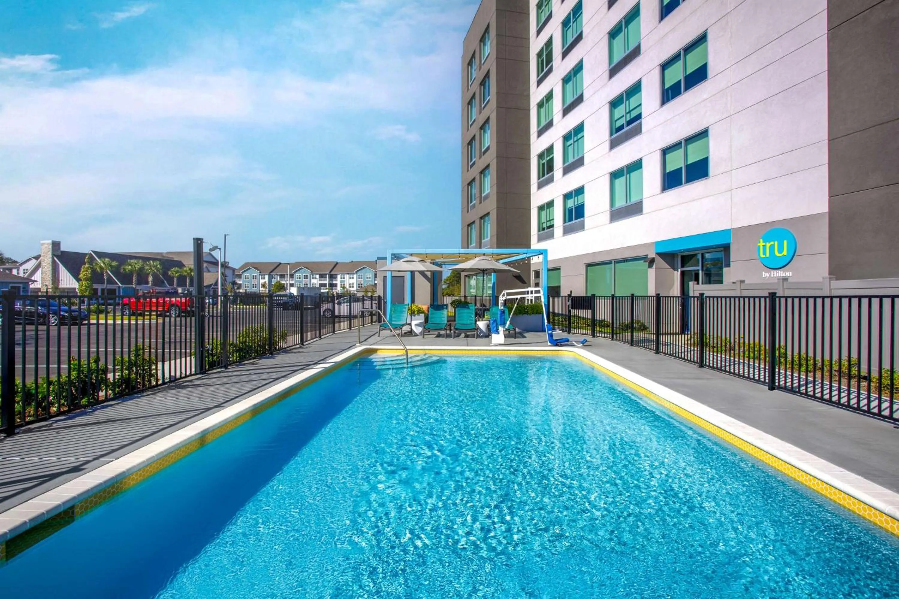 Pool view in Tru By Hilton Panama City Beach