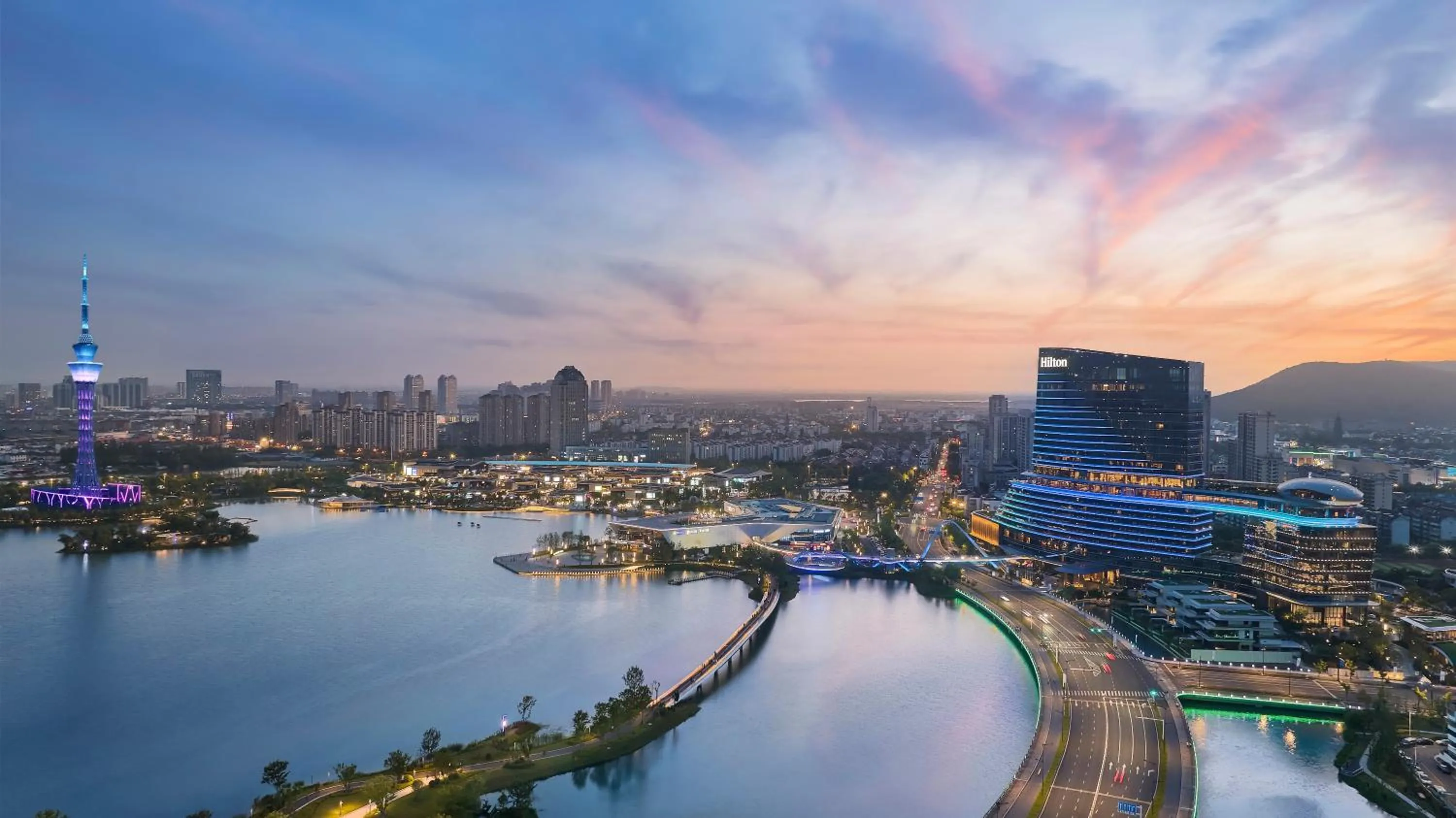 City view in Hilton Changshu
