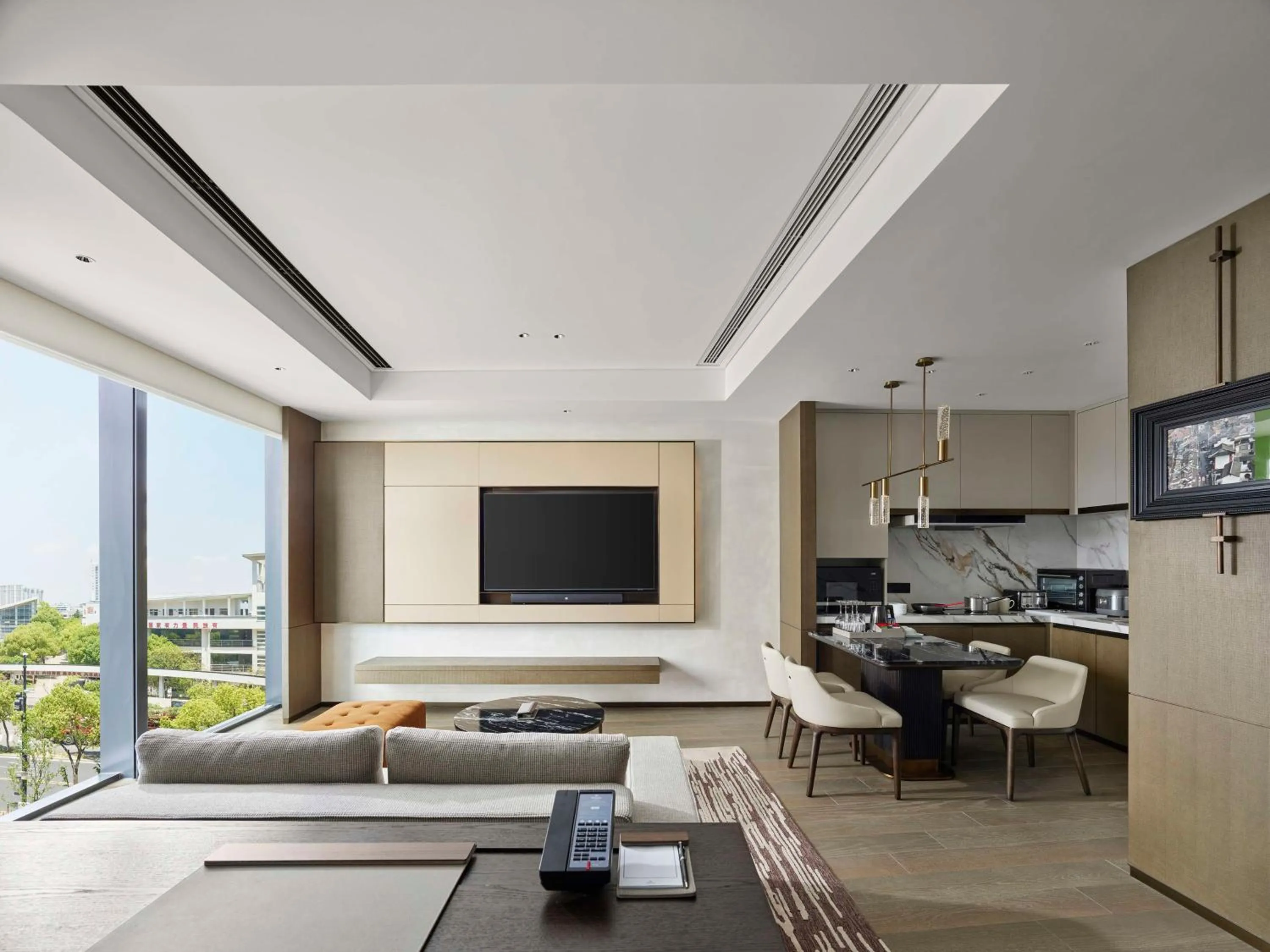 Living room in Hilton Changshu